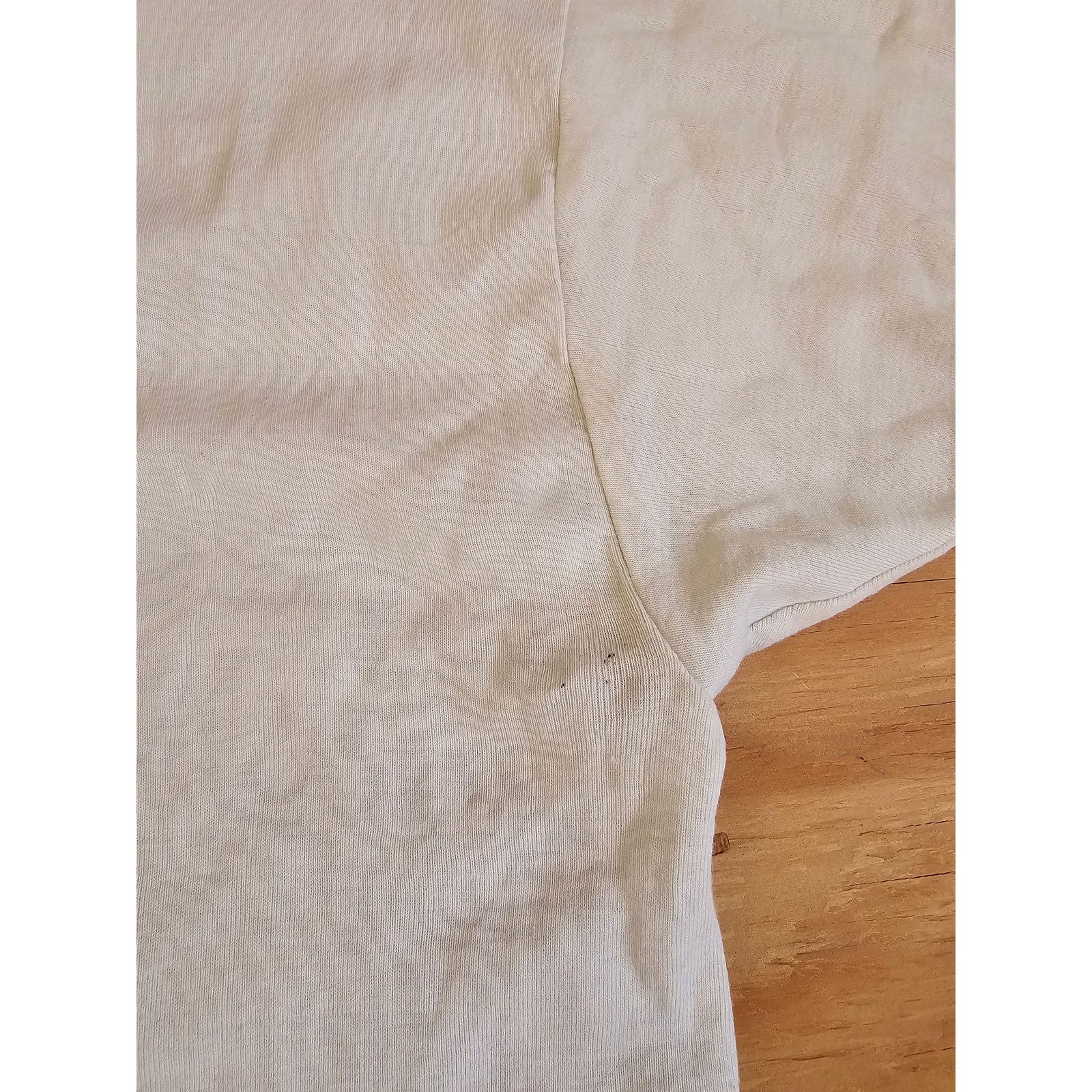 Other BVD White Blank Plain Ivory Color T-shirt Sz S 50s/60s Size US S / EU 44-46 / 1 - 4 Thumbnail