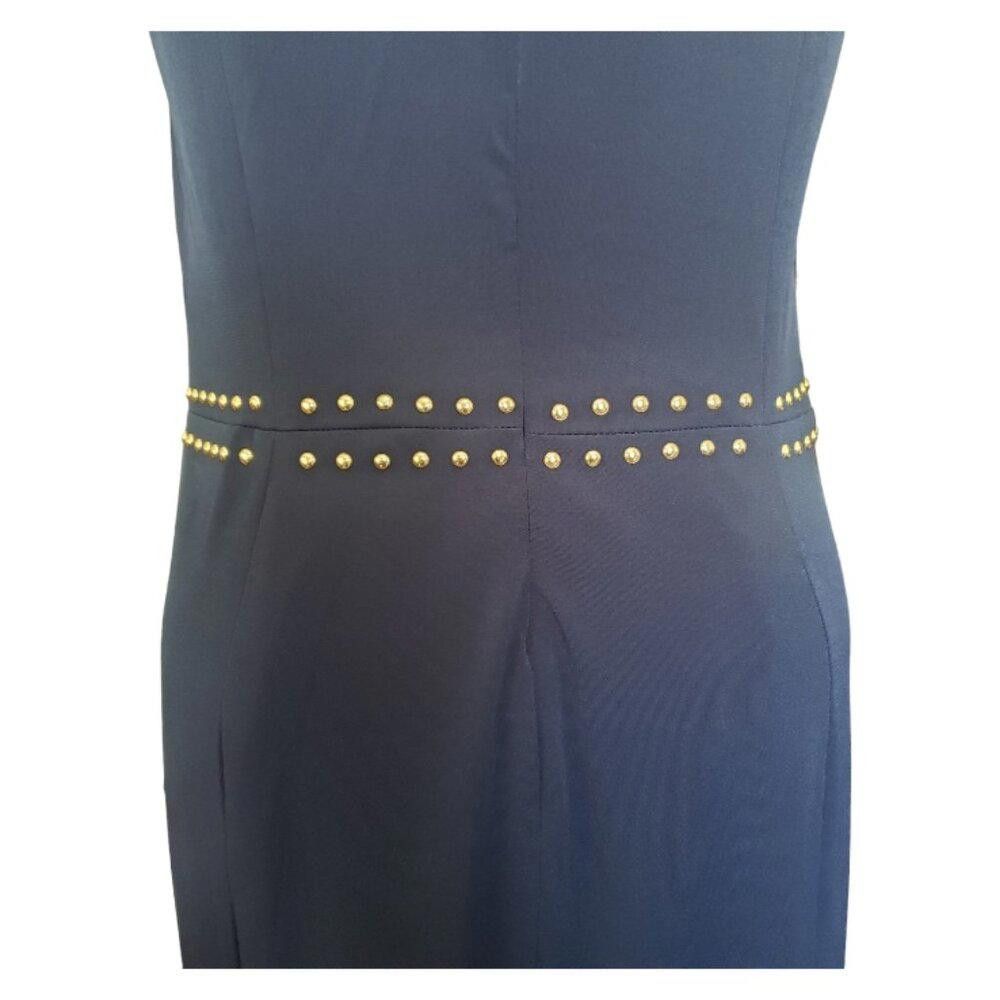 Designer CT773 Philosophy Nave Studded Sleeveless Midi Dress M Size M / US 6-8 / IT 42-44 - 6 Thumbnail