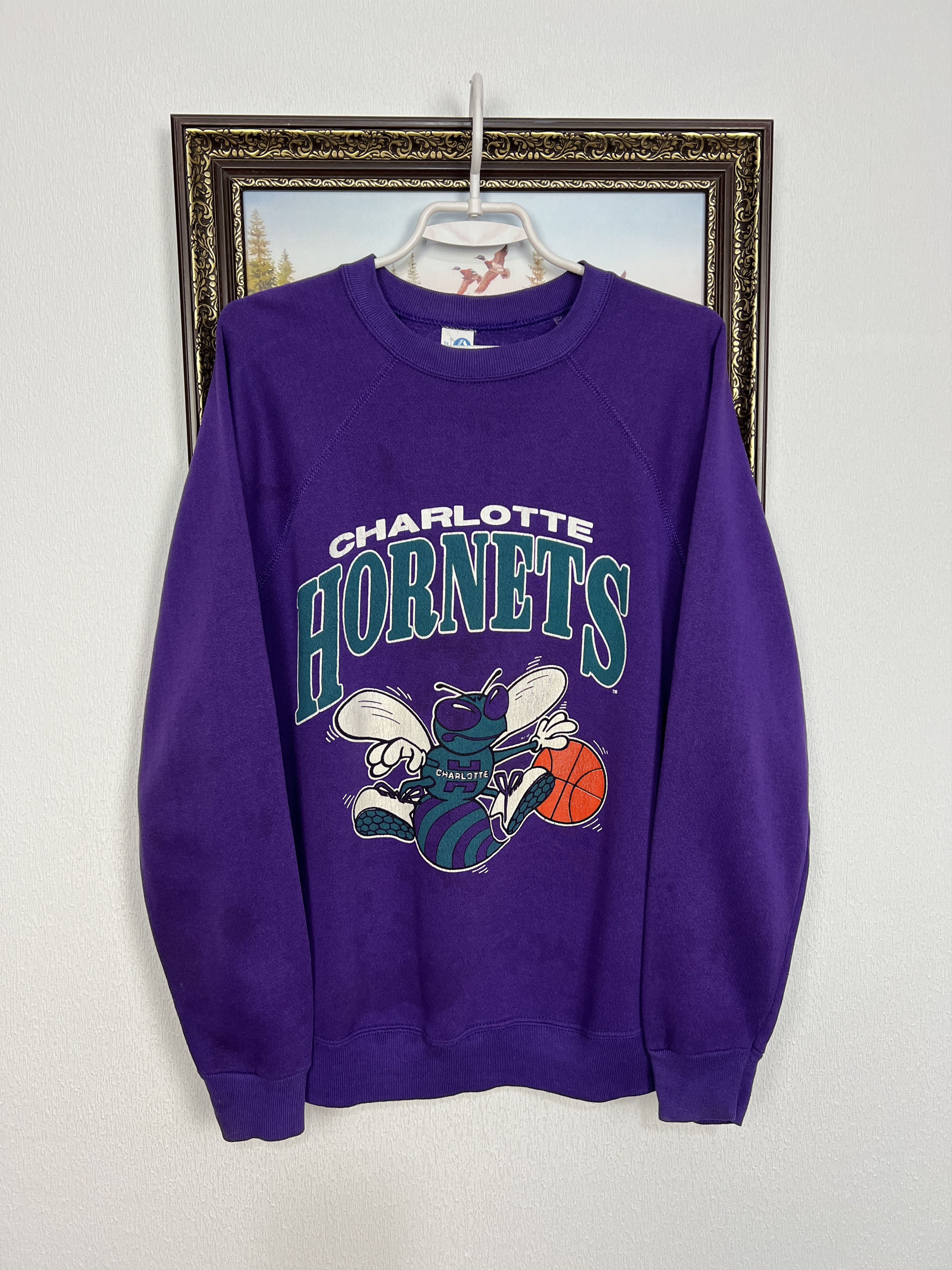Vintage Charlotto Hornets Over Print NBA Sweatshirt Crewneck Size US M / EU 48-50 / 2 - 1 Thumbnail