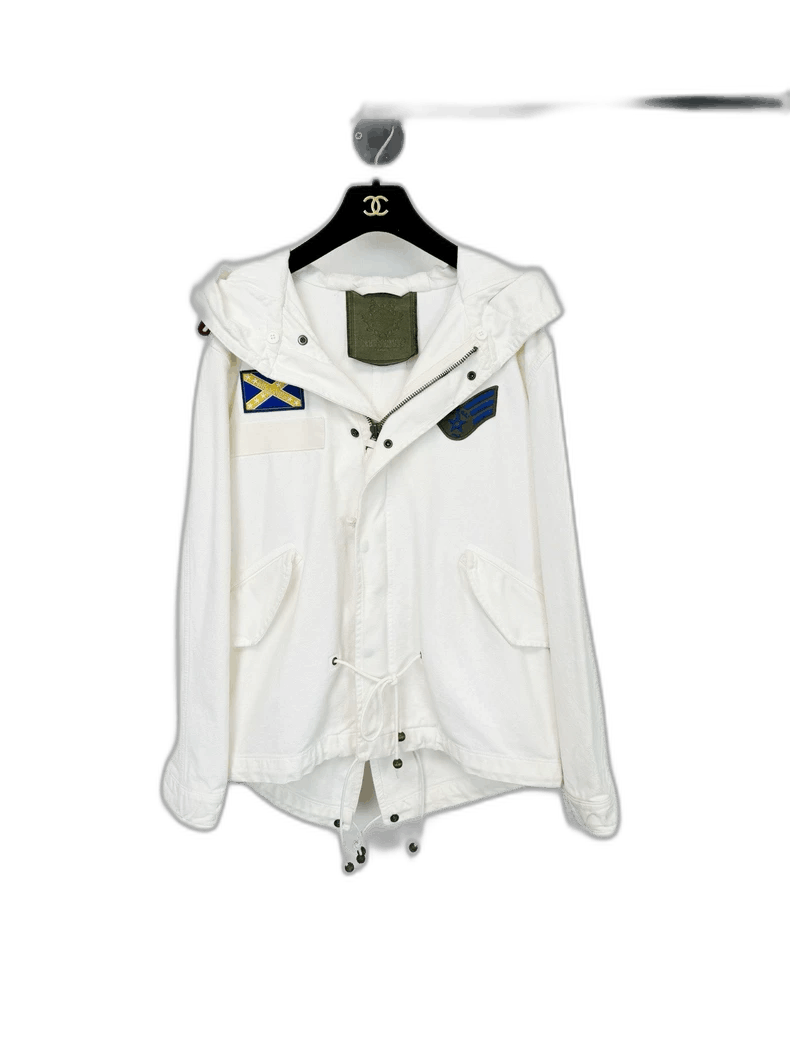 Moncler Mr&Mrs Fur Couple White Jacket Coats Size XS / US 0-2 / IT 36-38 - 1 Thumbnail