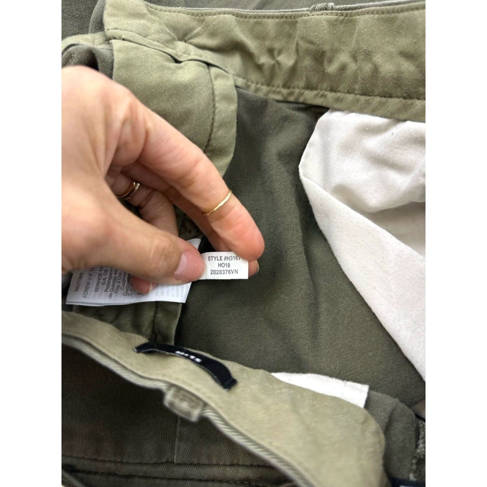 J.Crew J.Crew Pants Men’s 32 Slim Chino Flex Flat Front Green Twill Pockets Straight Inseam 31 Size US 32 / EU 48 - 6 Thumbnail