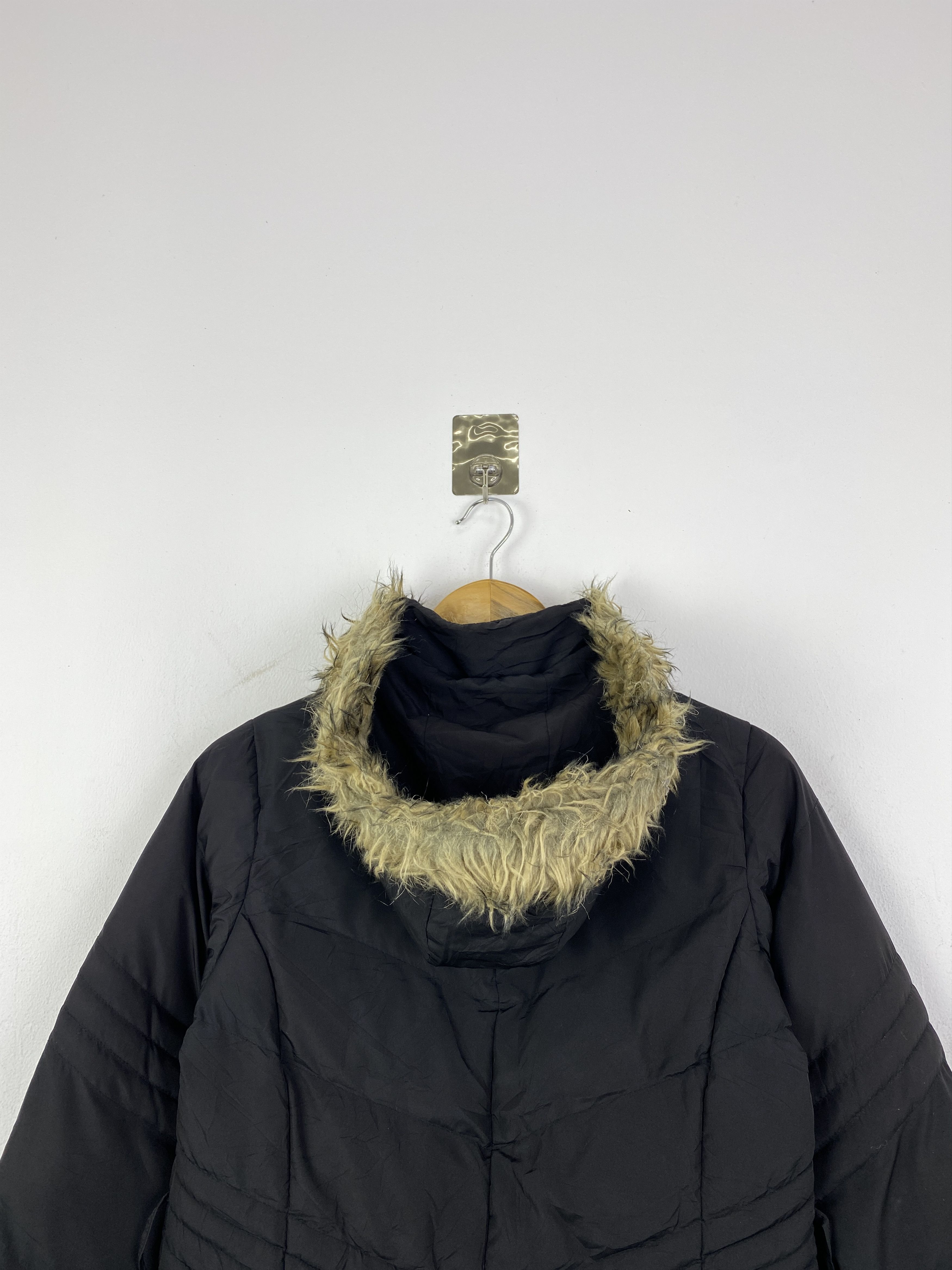 GU Vintage GU Women's Black Puffer Trimmed Hood Coat JA0212 Size US S / EU 44-46 / 1 - 4 Thumbnail