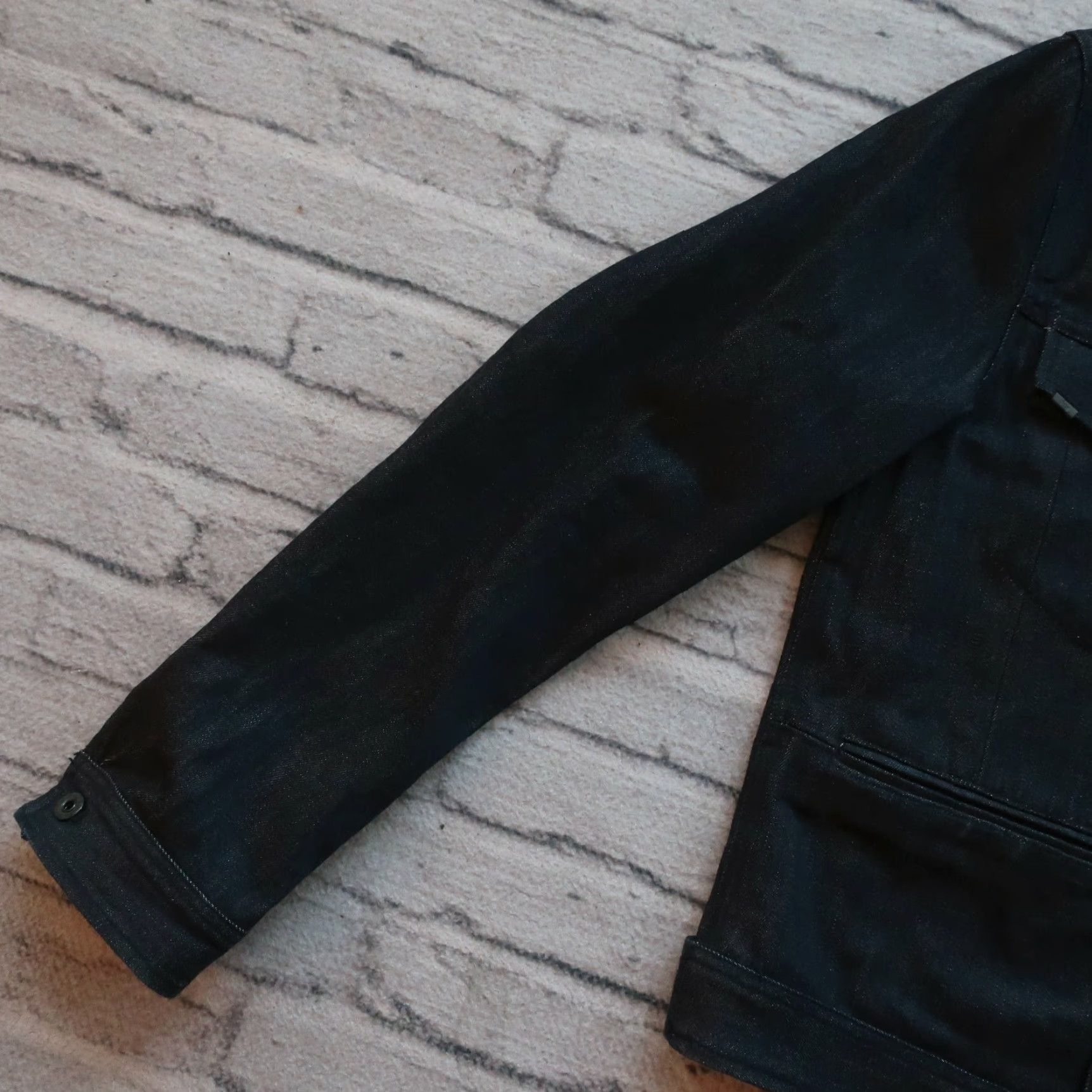 G-Star G-Star D-Stak Denim Trucker Jean Jacket Mens Small Dark Wash Size US 29 - 4 Thumbnail