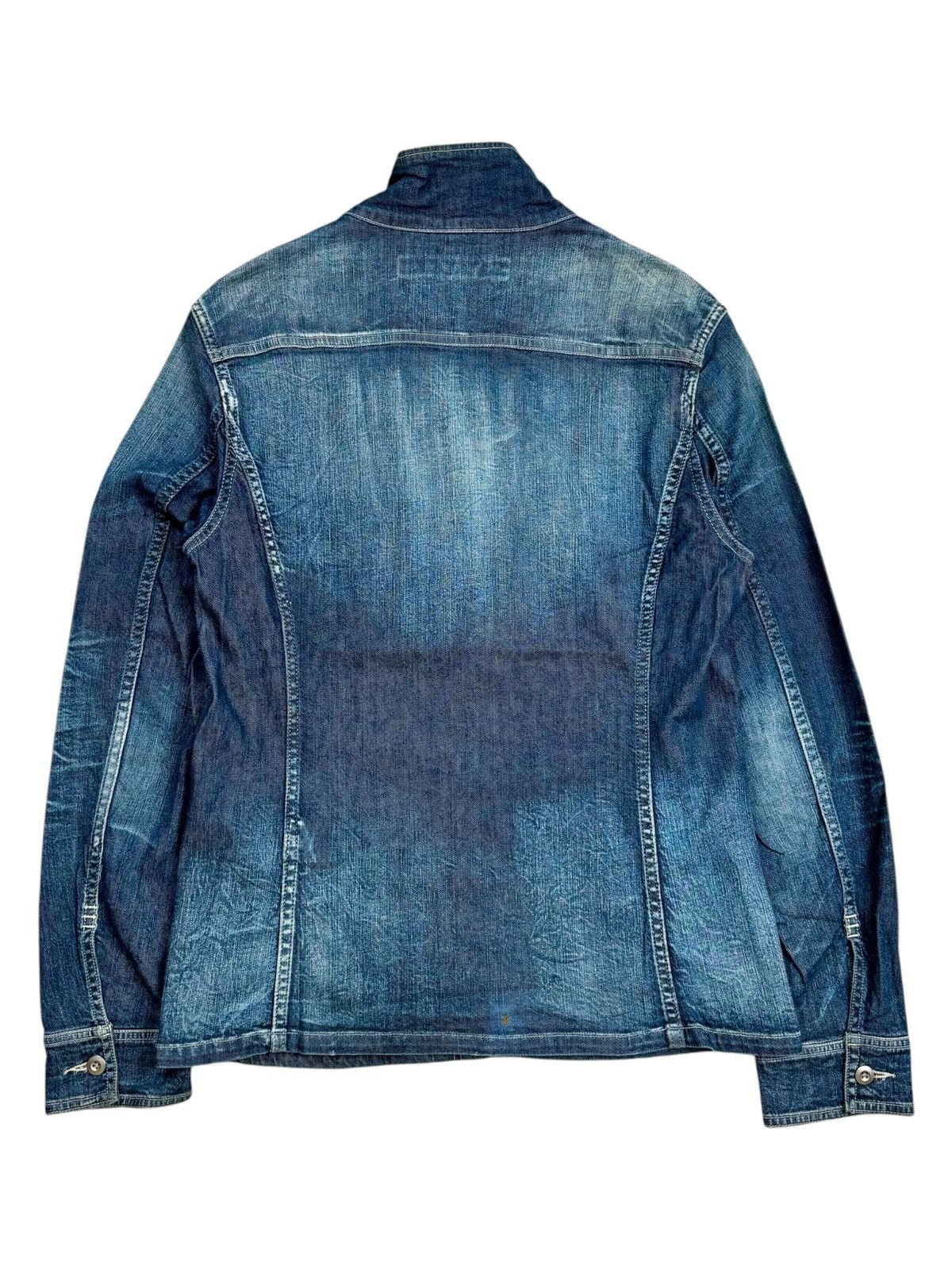 roarguns 2000s Roarguns - Raccagni Zips Vkei Style Denim Jacket Size US M / EU 48-50 / 2 - 3 Thumbnail