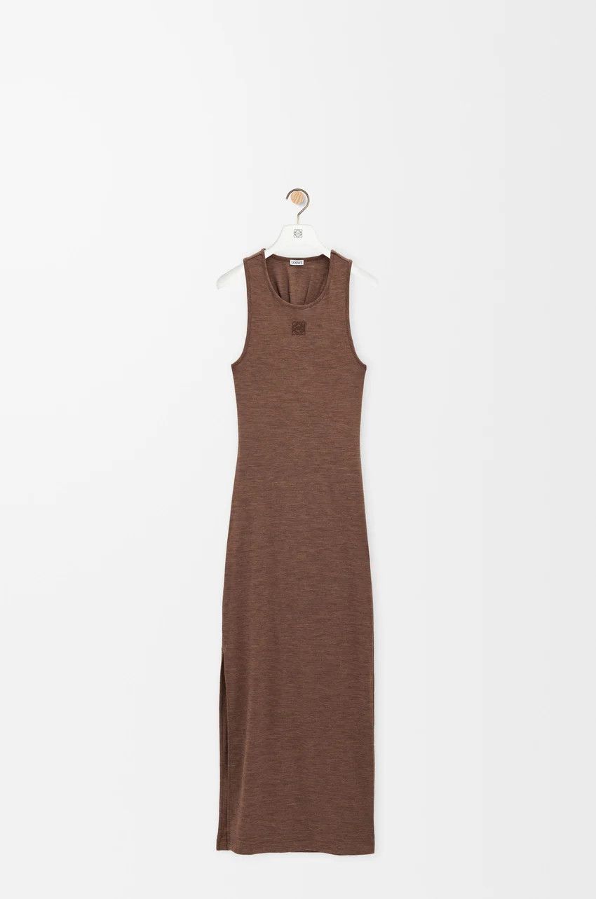 Loewe o1loc1c0525 Dress in Chocolate Brown Size XS / US 0-2 / IT 36-38 - 1 Thumbnail