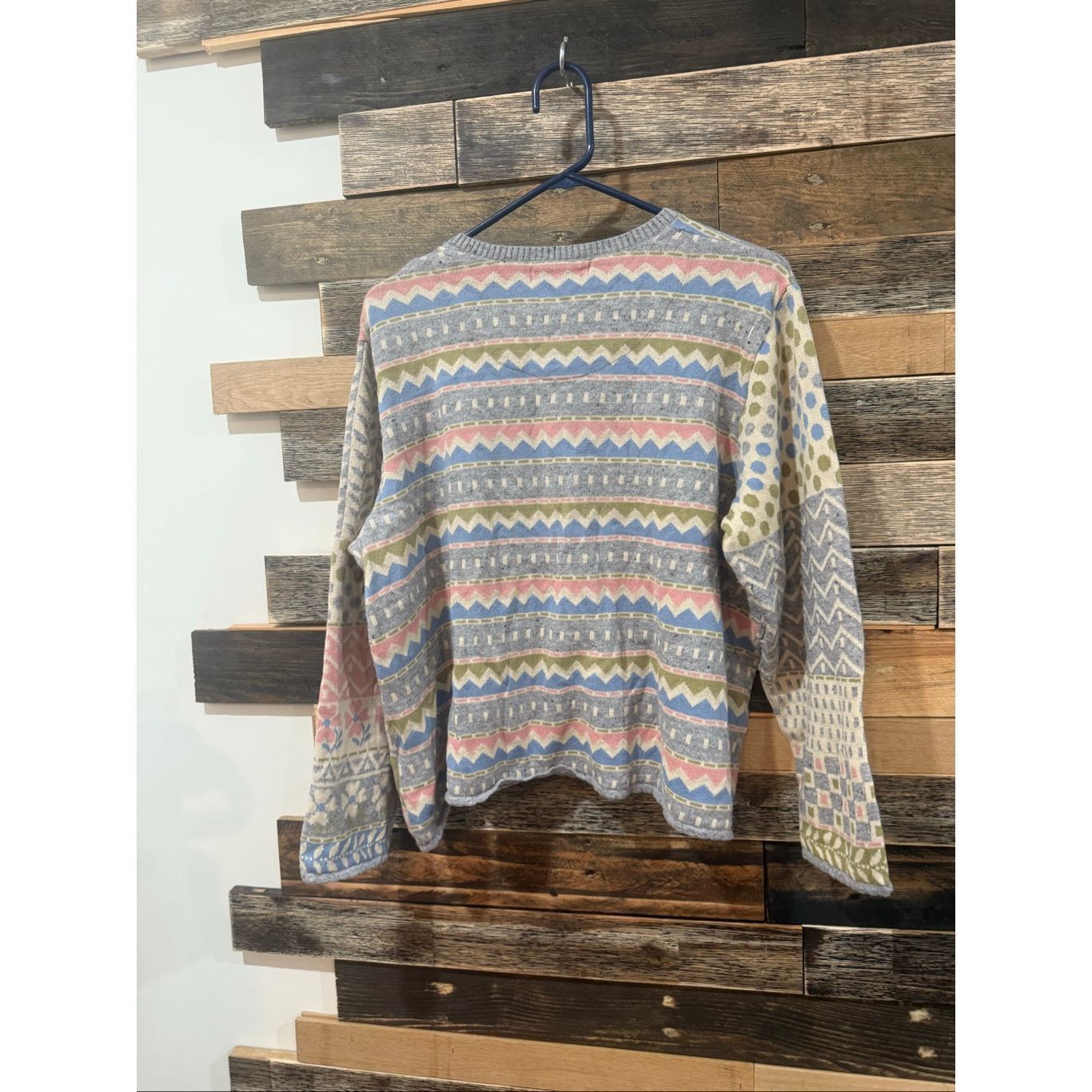 Guru Gudrun Sjödén "Edith" (Piaf) jacquard-knit cardigan sweater Size XXL / US 16-18 / IT 52-54 - 2 Thumbnail