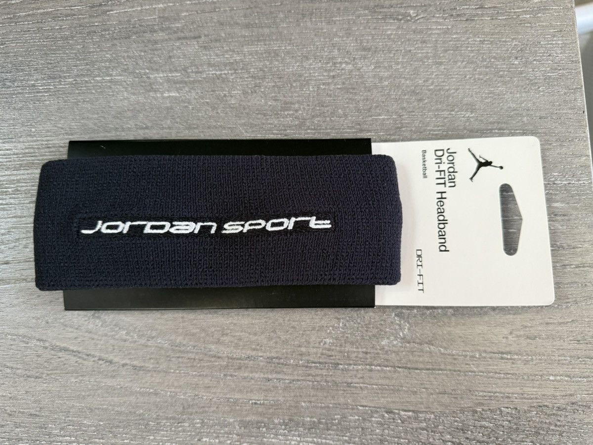 Jordan Brand Air Jordan Jumpman Dri-FIT Headband J1012123-010 Black New Size ONE SIZE - 2 Thumbnail