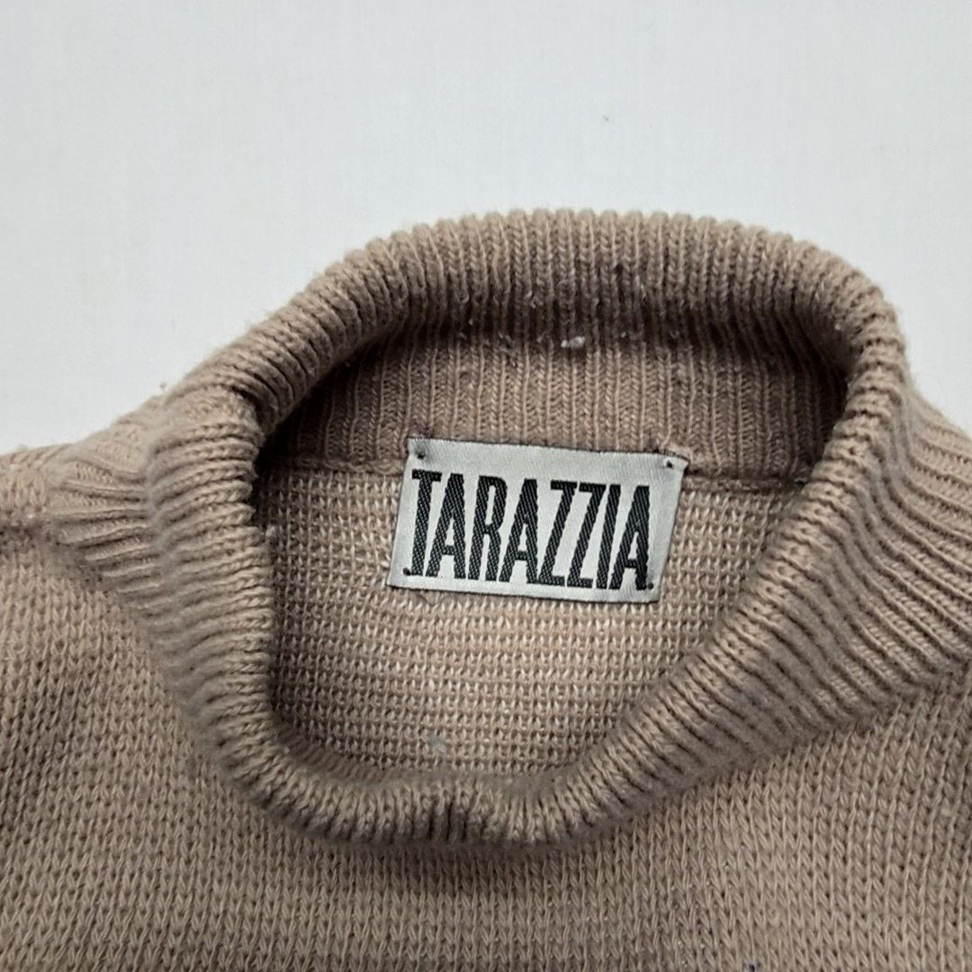Vintage Vintage Tarazzia Sweater Beige Brown M Turlteneck 80s Size M / US 6-8 / IT 42-44 - 7 Thumbnail