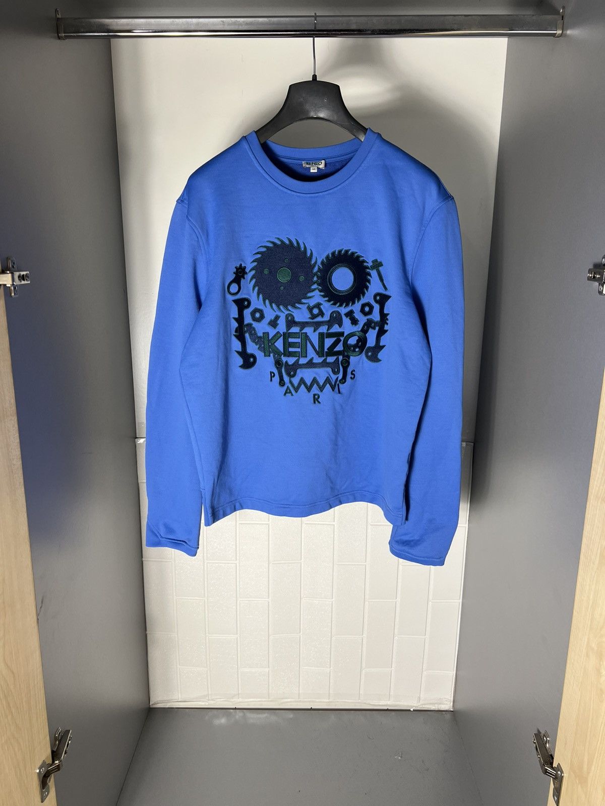 VERY RARE KENZO PARIS ITALIAN DESIGNER SWEATSHIRT LUXURY Y2K