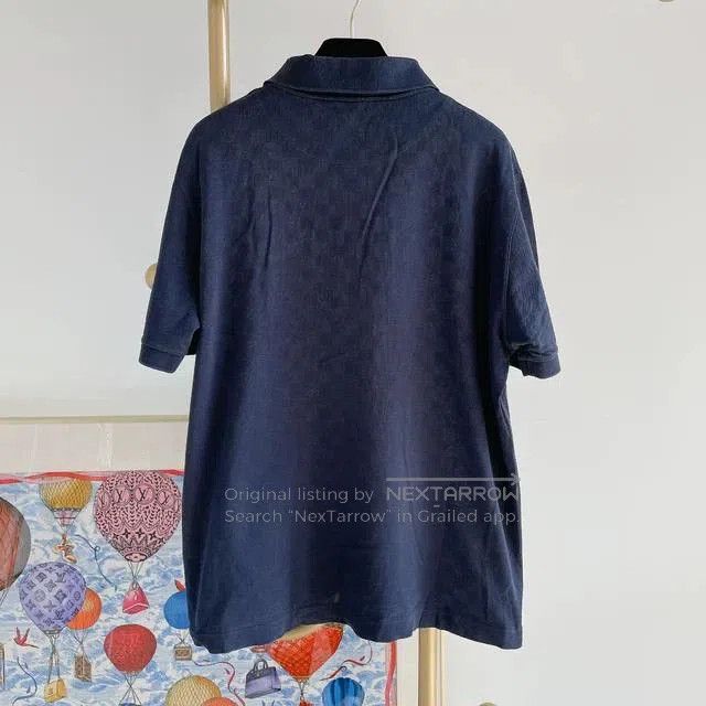 Louis Vuitton Louis Vuitton Blue Short Sleeve T. Size US M / EU 48-50 / 2 - 2 Thumbnail