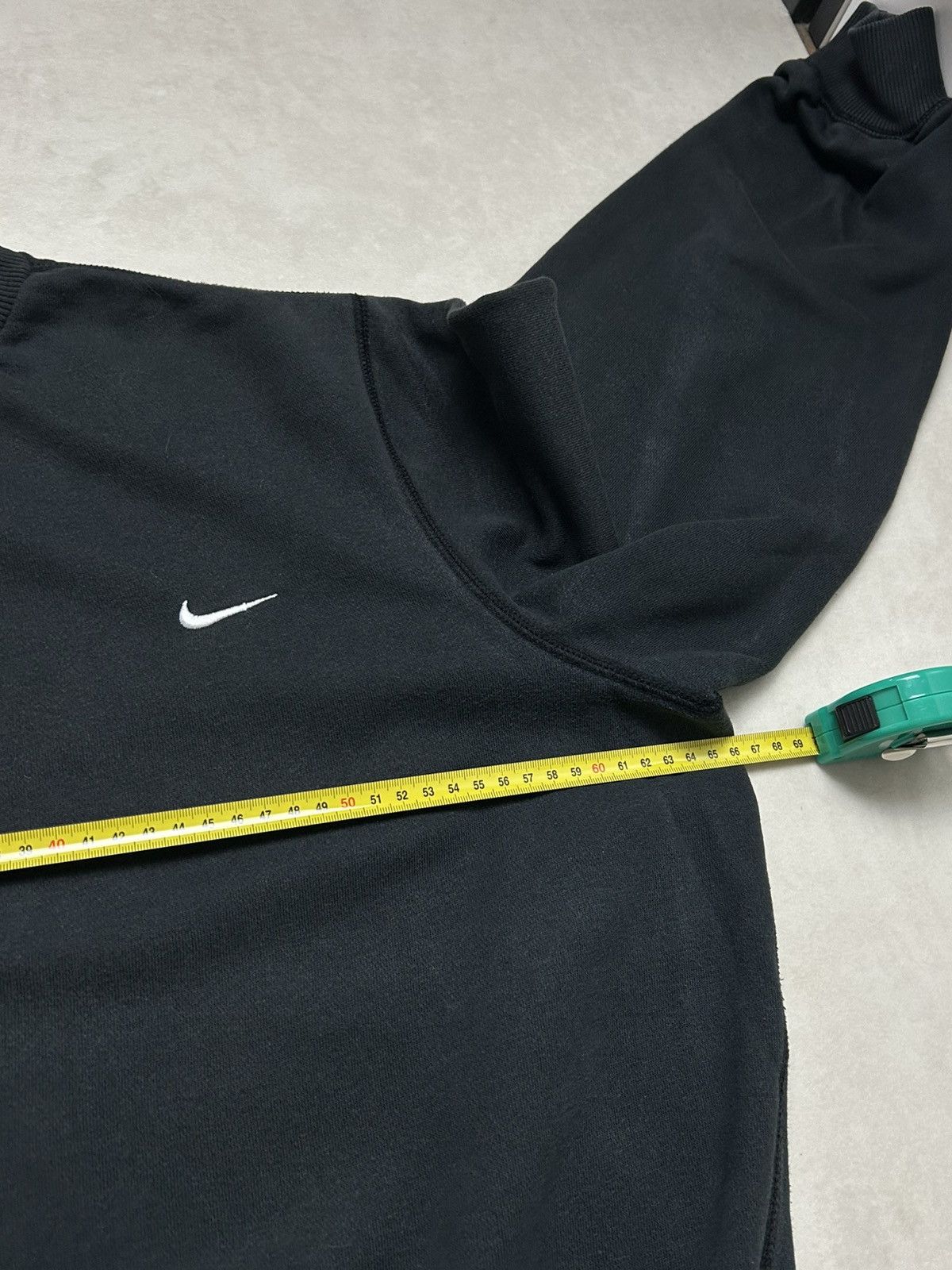 Nike Nike Vintage Super Boxy Basic Swoosh Crewneck Black L Size US L / EU 52-54 / 3 - 5 Thumbnail