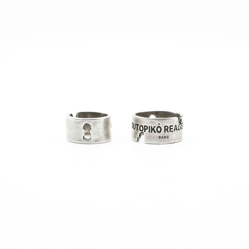 Jewelry Punk Jewelry Rings Open Size Chrome Ring (Size 7-13) Size ONE SIZE - 5 Thumbnail