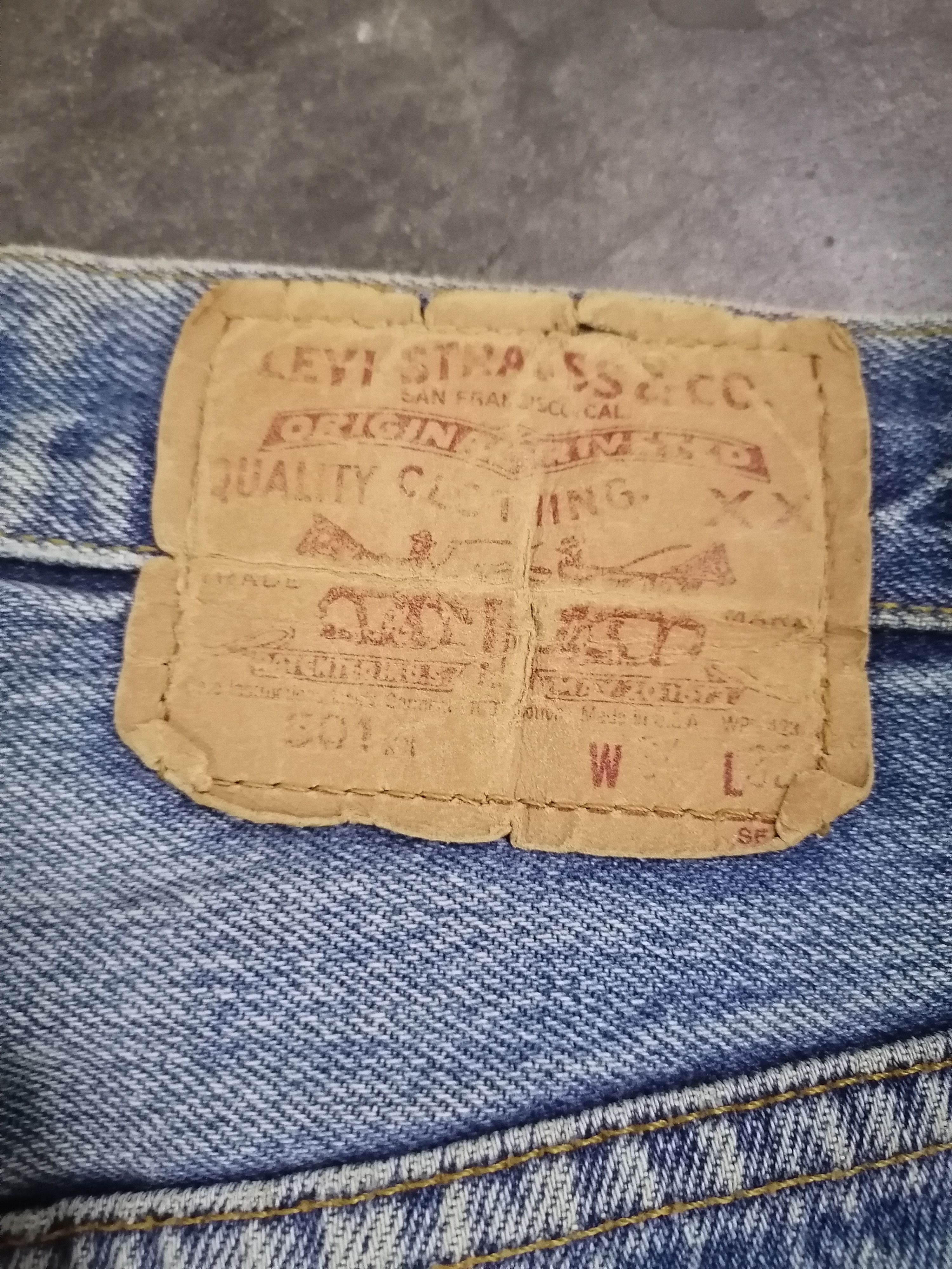 Levi's × Levi's Vintage Clothing Vintage 80s Levi's 501 Distressed Denim Pants Size US 31 - 8 Thumbnail