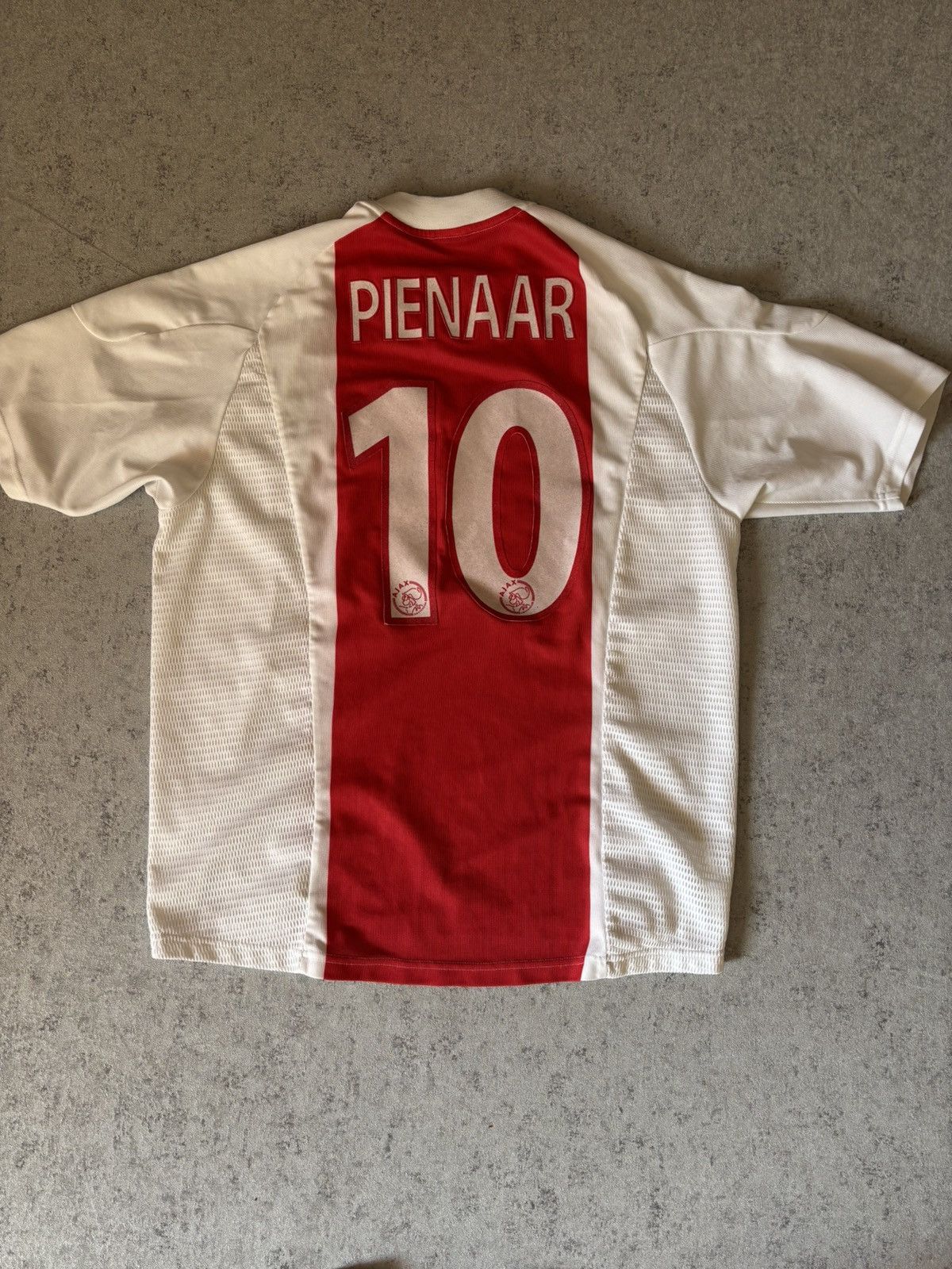 Vintage VINTAGE 2002/03 AJAX STEVEN PIENAAR #10 HOME JERSEY Size US L / EU 52-54 / 3 - 2 Thumbnail