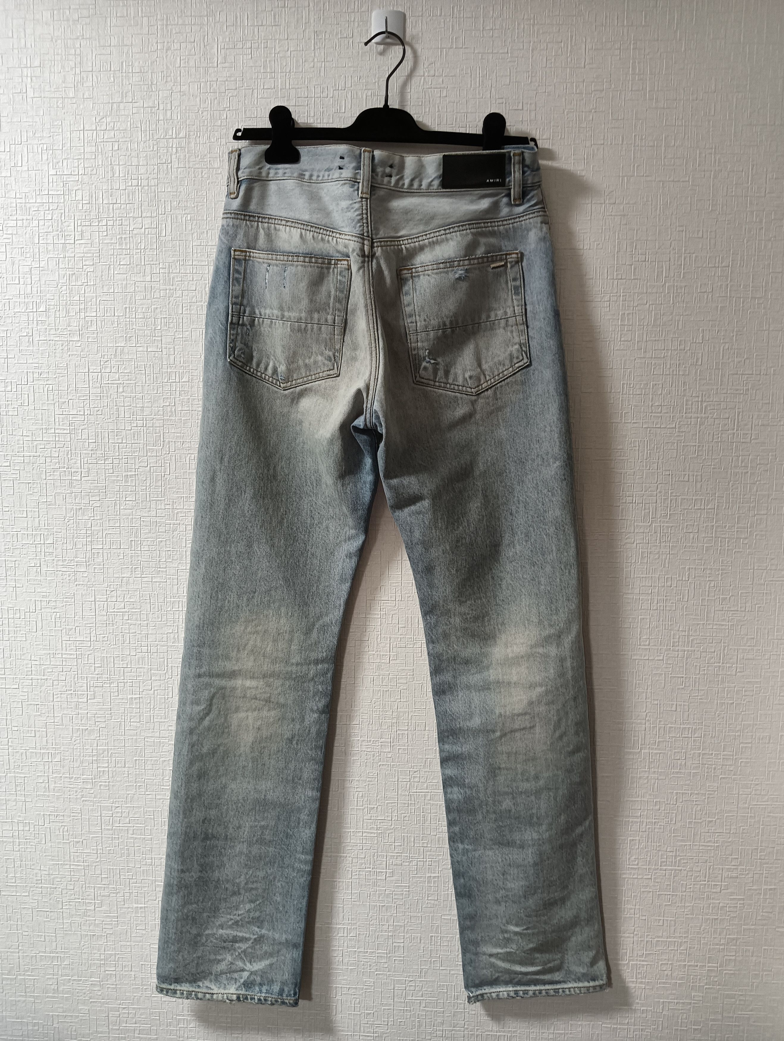 Amiri MA Bar Logo Jeans Size US 32 / EU 48 - 2 Thumbnail