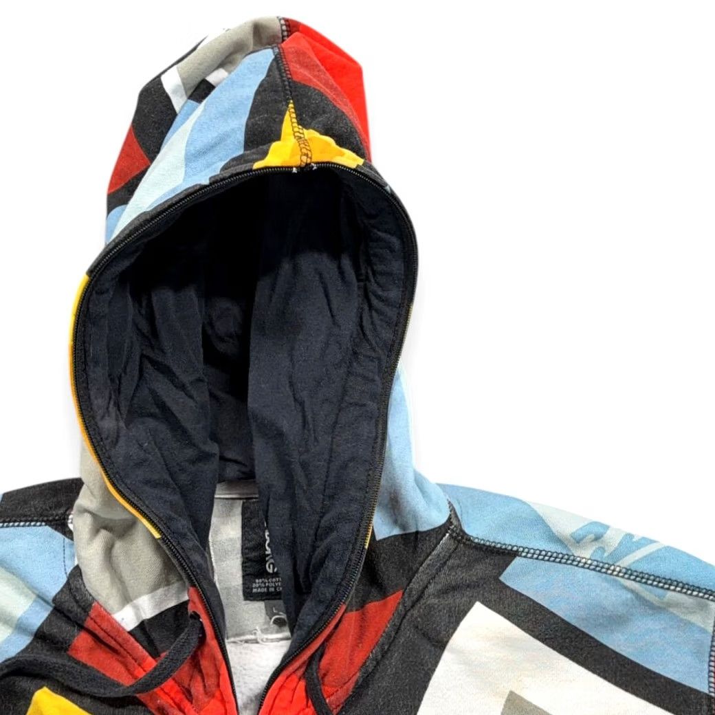 Billabong Billabong Hoodie Adult LARGE Yellow Geometric Zip Sweatshirt Y2K Surf Size US L / EU 52-54 / 3 - 2 Thumbnail
