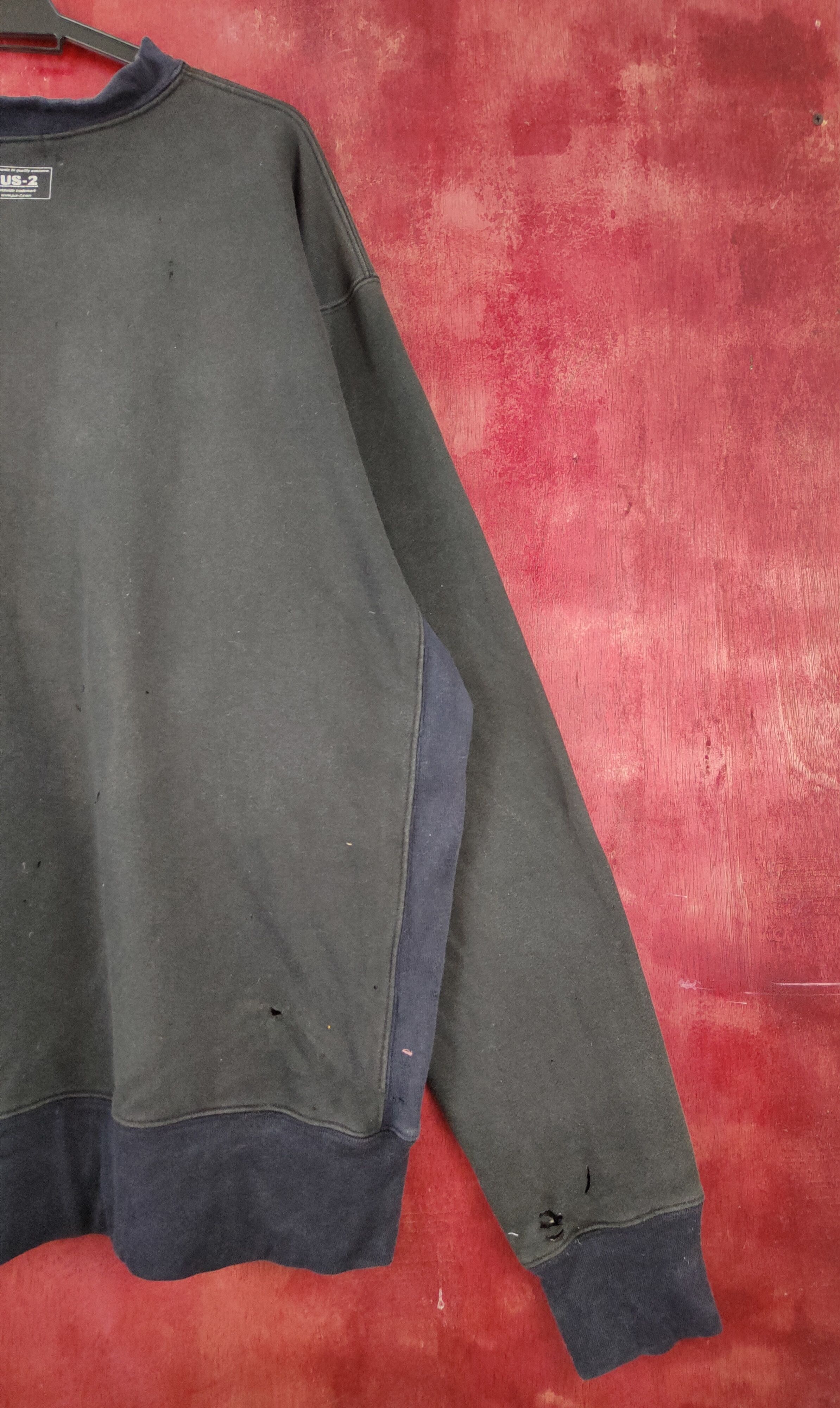 Vintage DL Jus-2/World Premier war ripped vintage Sweatshirts #S2135 Size US XL / EU 56 / 4 - 17 Thumbnail