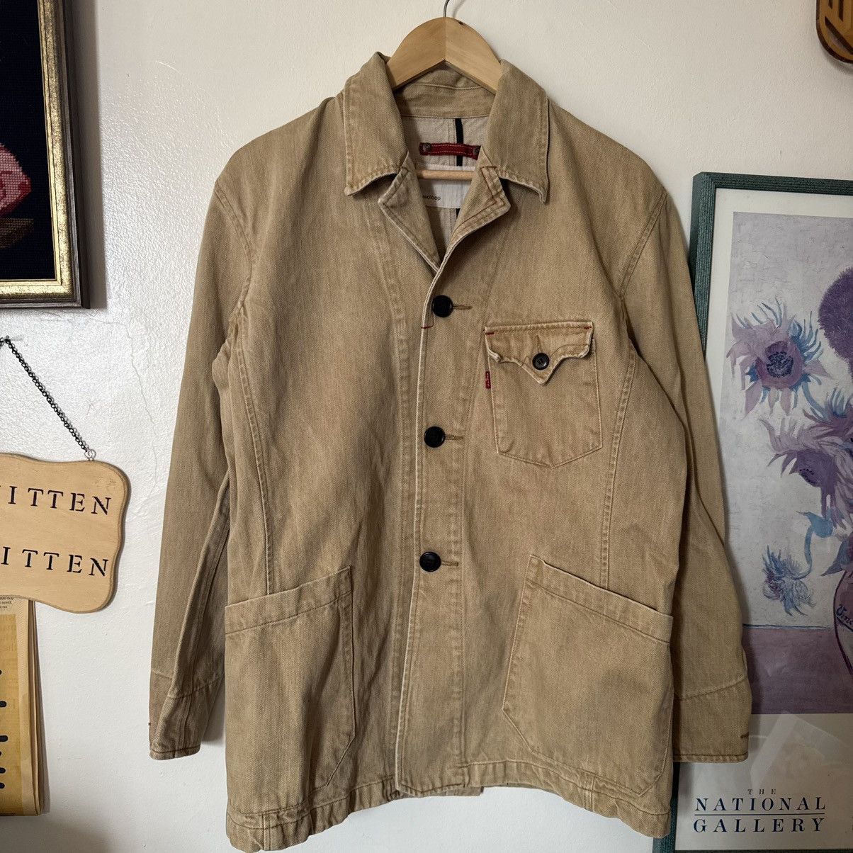2003 Levi's redloop Beige Denim Blazer-Style Jacket