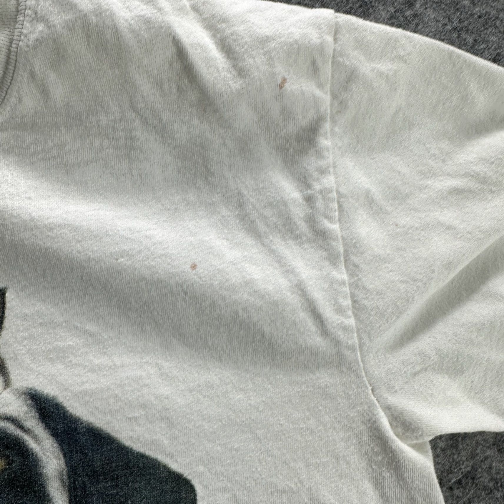 Gildan Gildan Men's Small White Animal Art T-Shirt Vintage 90s Dog Cat Graphic Tee Movable Art Size US S / EU 44-46 / 1 - 7 Thumbnail