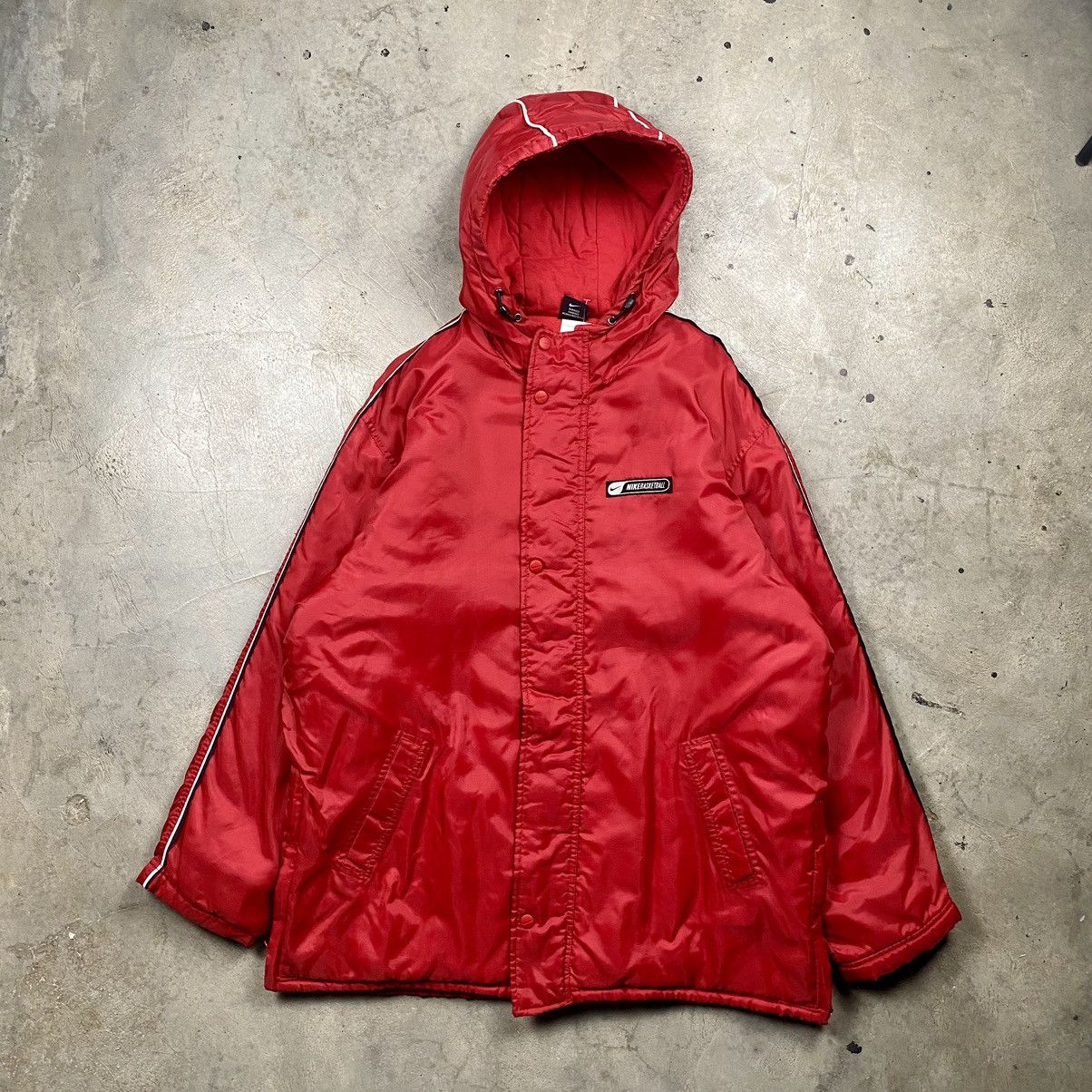 y2k Nike Double Layer Hooded Coach Jacket