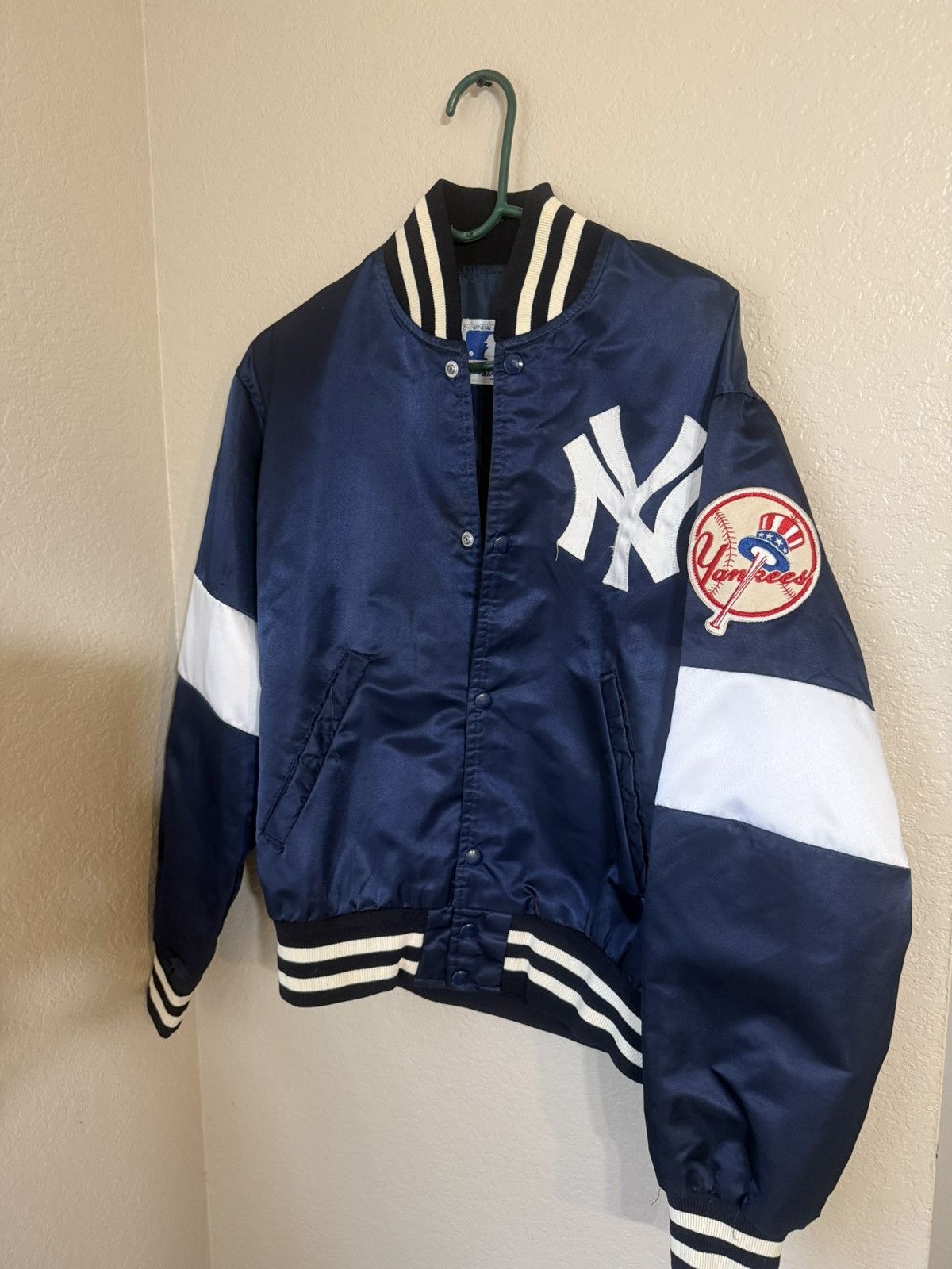 Starter Vintage 90s New York Yankees Varsity Jacket Size Medium men Size US M / EU 48-50 / 2 - 3 Thumbnail