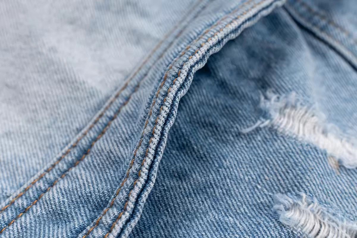 Jean × Vintage Jorts Vintage Washed Distressed Denim Size US 30 / EU 46 - 5 Thumbnail
