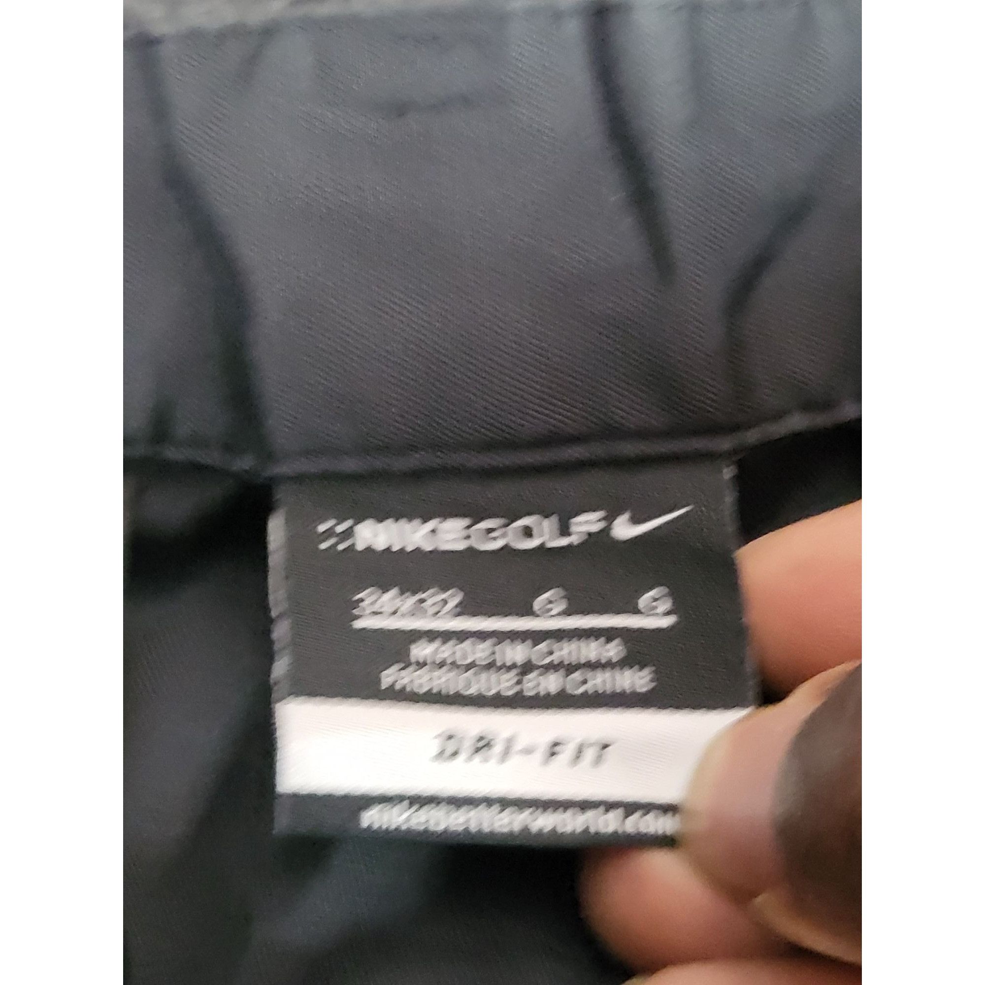 Nike Nike Golf Flat Front Tech Pants Men Sz 34X32 Black Dri Fit C Size US 34 / EU 50 - 6 Thumbnail