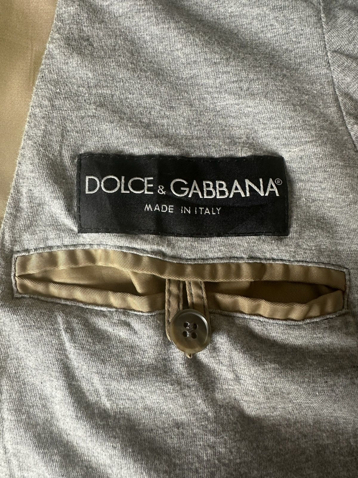 Dolce & Gabbana Hybrid Lambskin Patch Nylon Rider Jacket Size US M / EU 48-50 / 2 - 9 Thumbnail