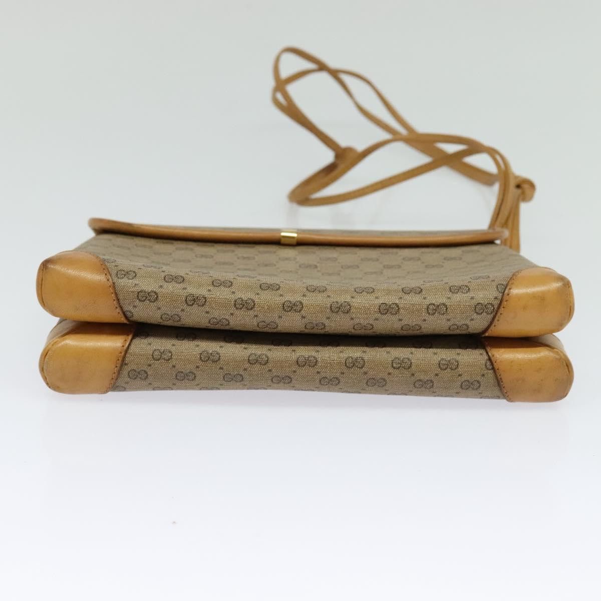 Gucci GUCCI Micro GG Supreme Shoulder Bag Pvc Beige Gold 007 49 Size ONE SIZE - 10 Thumbnail