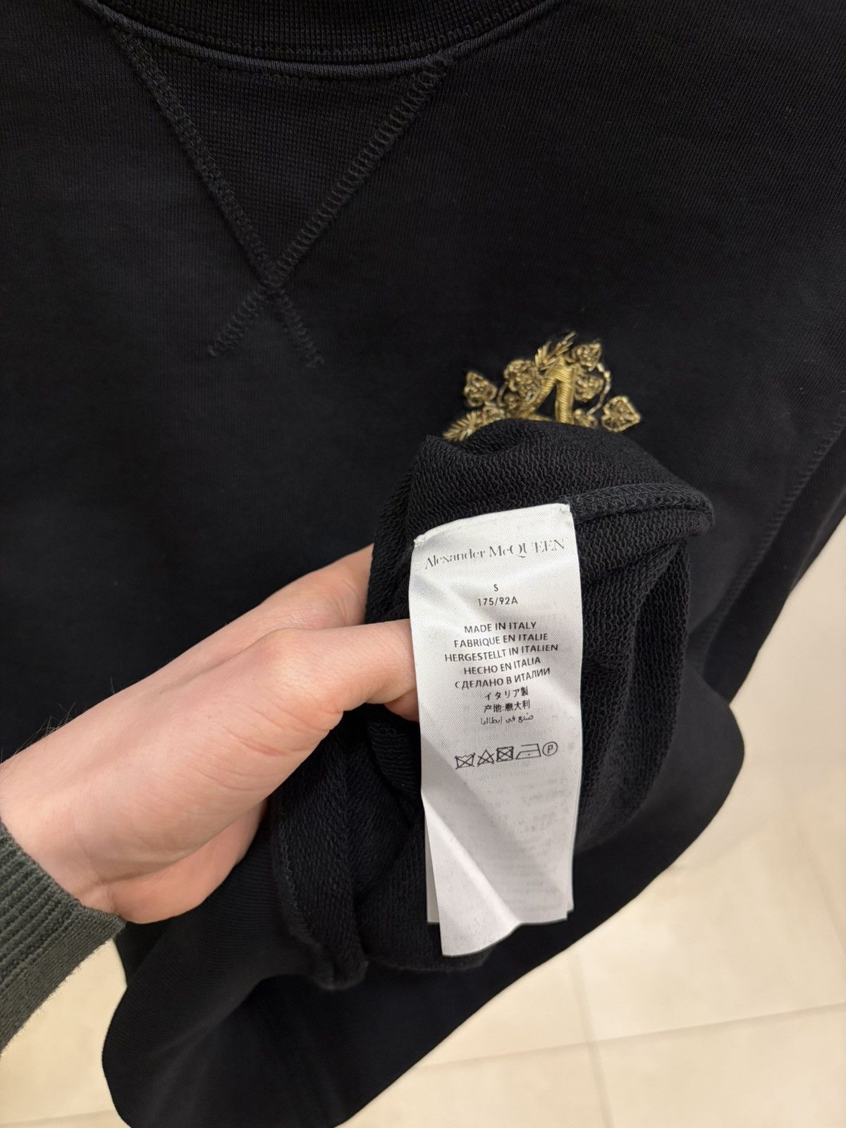 Alexander McQueen Alexander McQueen Men’s Sweatshirt Size US S / EU 44-46 / 1 - 7 Thumbnail