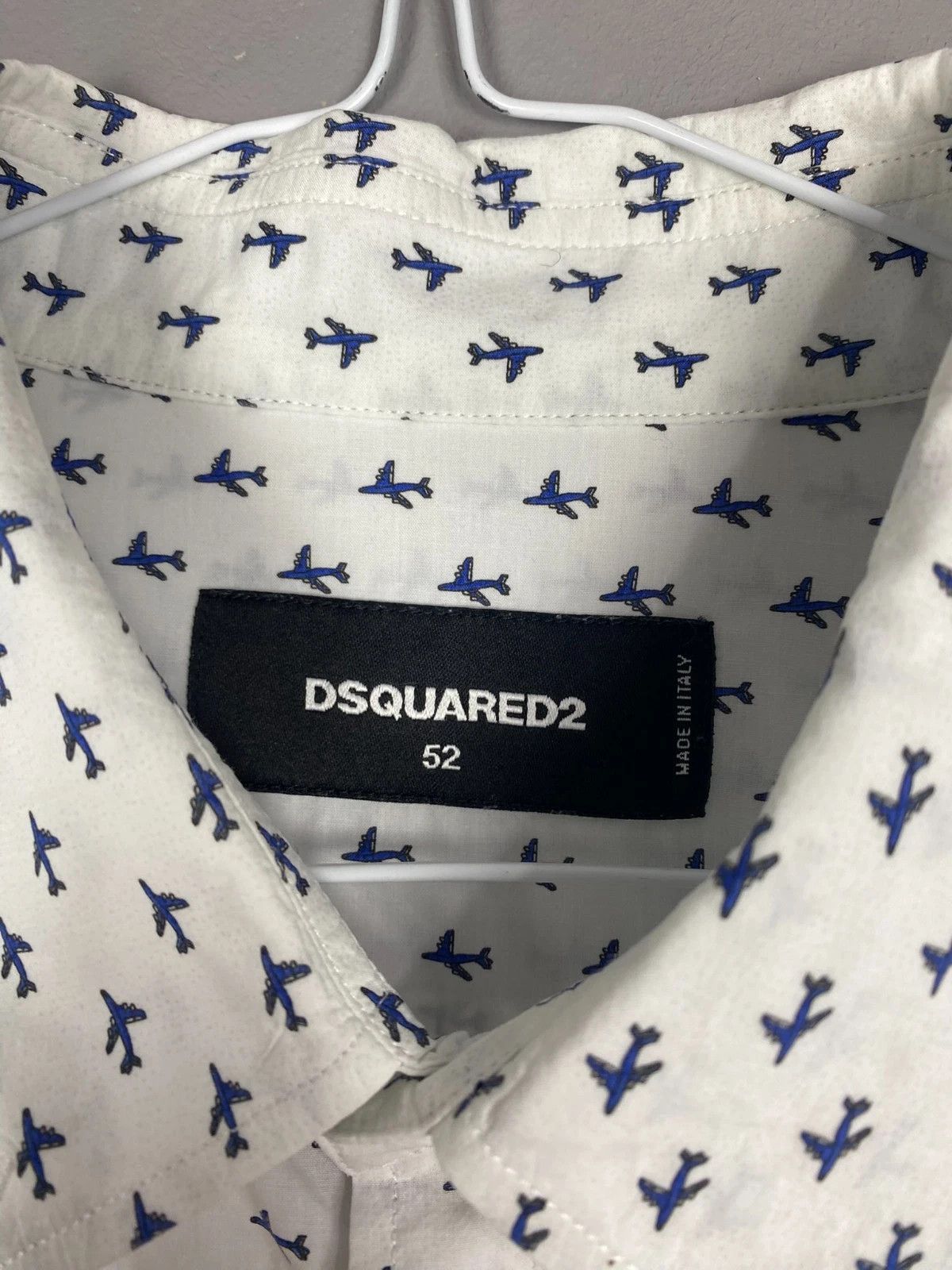 Dsquared2 Dsquared2 Small plane printed cotton shirt Size US L / EU 52-54 / 3 - 2 Thumbnail