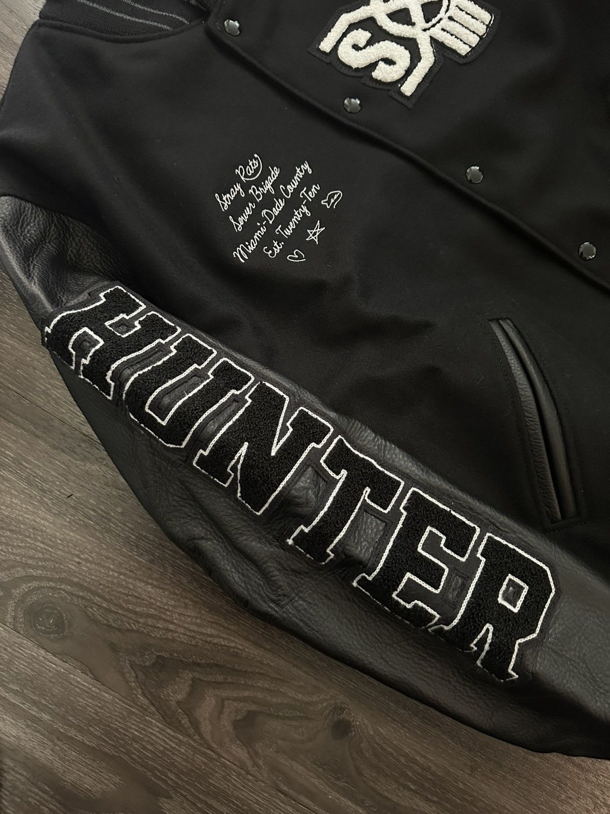 Bounty Hunter Bounty Hunter x Stray Rats Varsity Jacket NEW Large Size US L / EU 52-54 / 3 - 4 Thumbnail