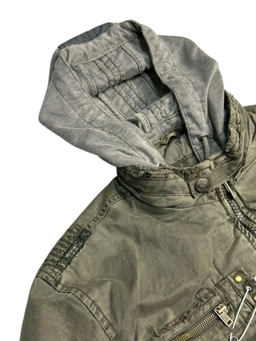Diesel Ifsixwasnine LGB Vintage Japan Y2K Fur Hooded Jacket Size US M / EU 48-50 / 2 - 6 Thumbnail