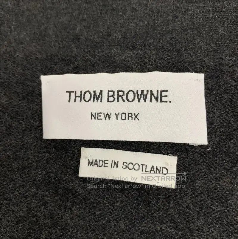 Thom Browne Thom Browne Dark Gray Cashmere Women's Cardigan 0089. Size XXS / US 00 / IT 34 - 5 Thumbnail