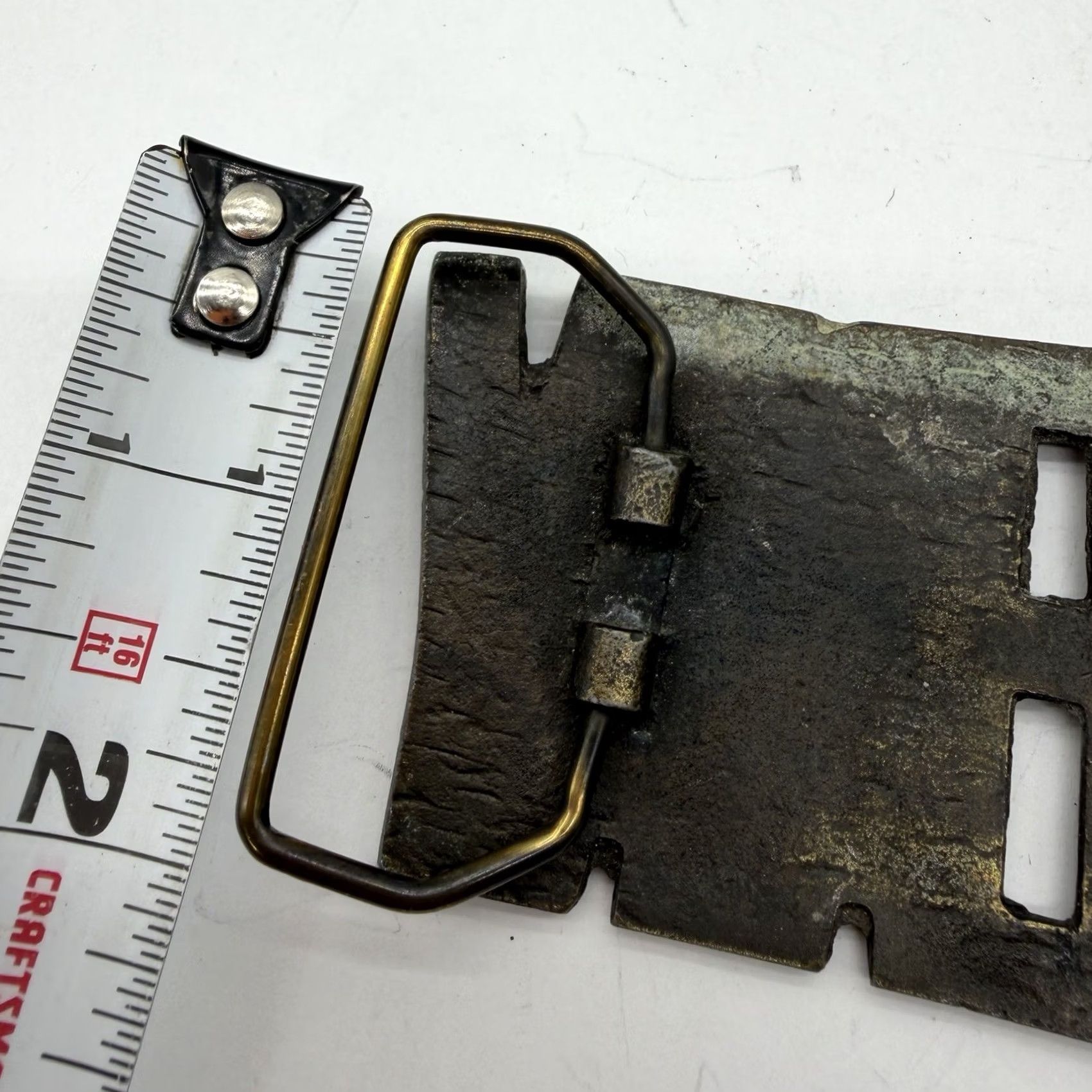 Vintage Vintage 70's Cut Out Name JERRY Brass Belt Buckle Men's Belt Buckle Brass Vintage 70s Name Spell Out Size ONE SIZE - 2 Thumbnail