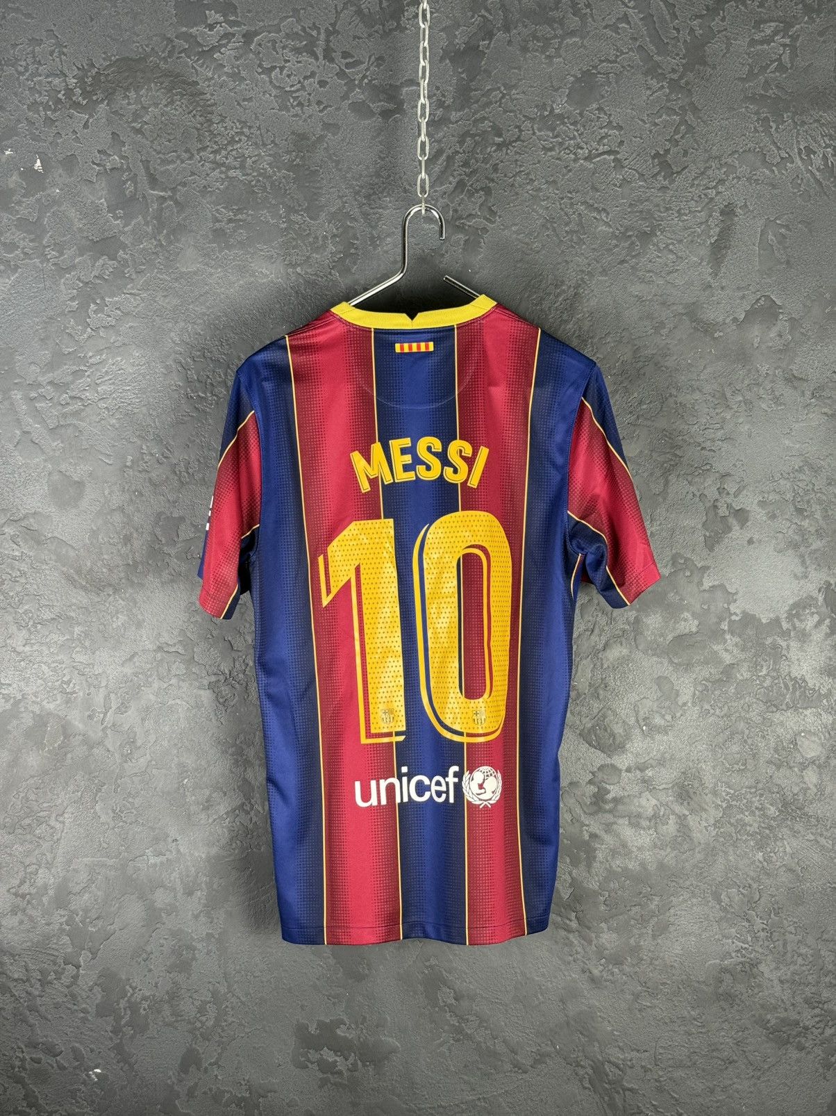 Nike Barcelona #10 MESSI Nike Football Home Jersey 2020-21 Size US M / EU 48-50 / 2 - 5 Thumbnail