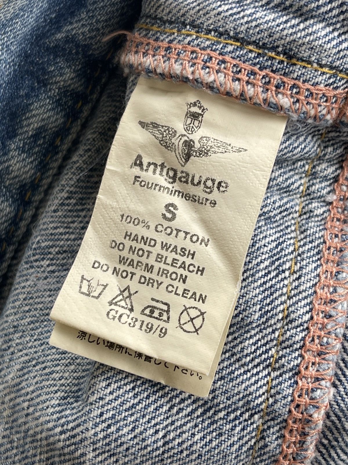 Japanese Brand Antgauge Double Waist Distressed Patchwork Denim Size US 28 / EU 44 - 13 Thumbnail