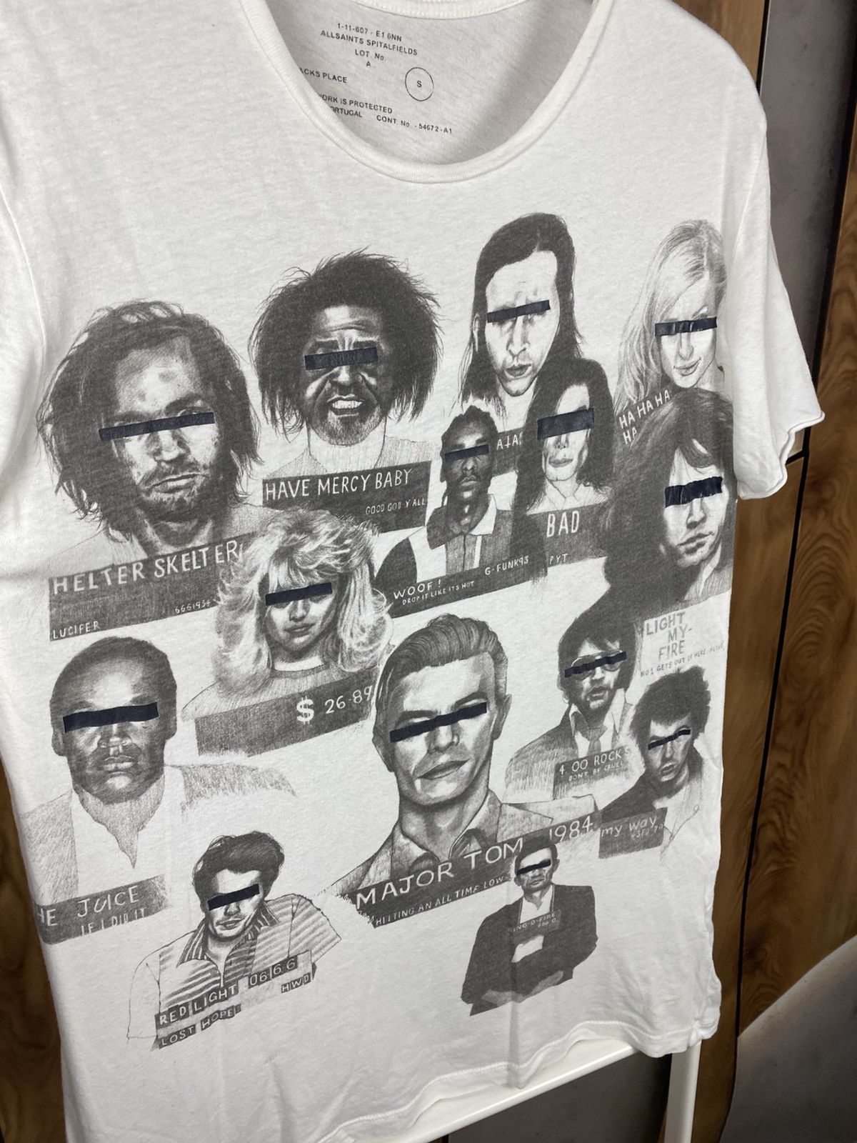 Allsaints 🎰Vintage T-Shirt Allsaints Mafia Pristupna Group Logo Tee🎰 Size US S / EU 44-46 / 1 - 2 Thumbnail
