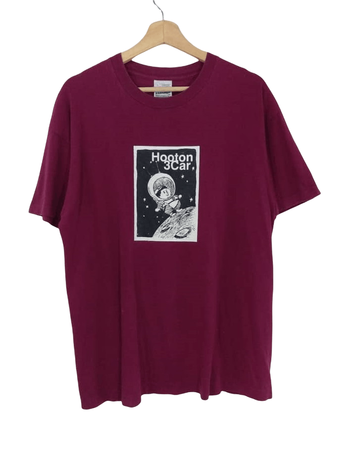 Band Tees Archival Vintage 90s Hooton 3 Car T-Shirt Punk Band Rare Size US L / EU 52-54 / 3 - 1 Thumbnail