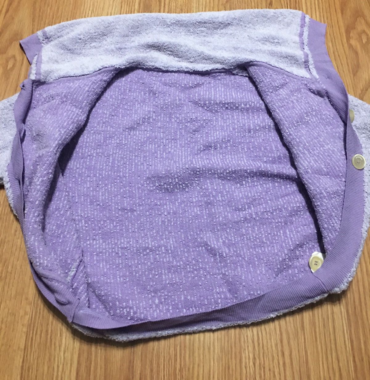 Jacquemus Jacquemus' Le Cardigan Campana Purple Crop Top EU38 Size XS / US 0-2 / IT 36-38 - 8 Thumbnail