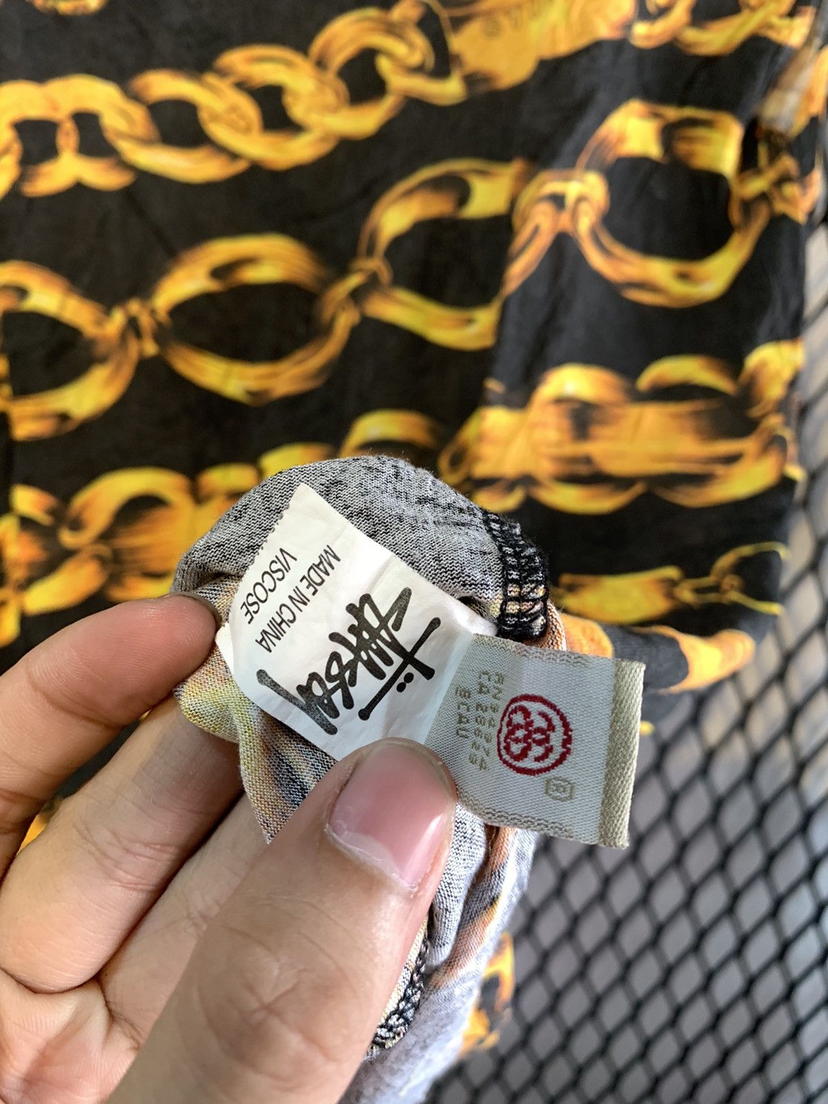Stussy Stussy gold chain design sleveless Size US M / EU 48-50 / 2 - 7 Thumbnail