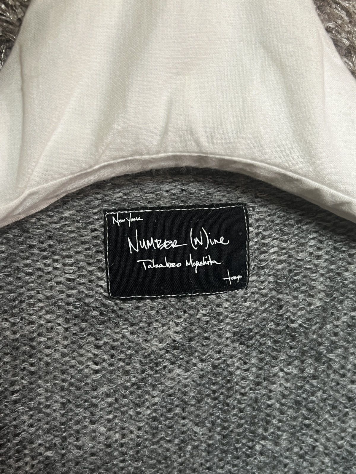 Number (N)ine 09AW Mohair Destroyed Grunge Knit Size US L / EU 52-54 / 3 - 2 Thumbnail