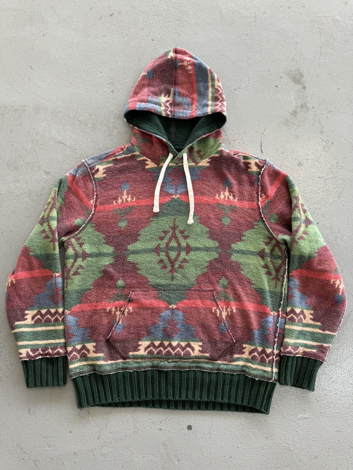 Polo by Ralph Lauren Aztec Navajo Pattern Knit hoodie