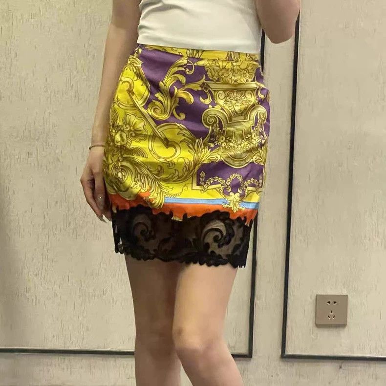 Versace Versace Baroque print skirt Size XXL / US 16-18 / IT 52-54 - 7 Thumbnail