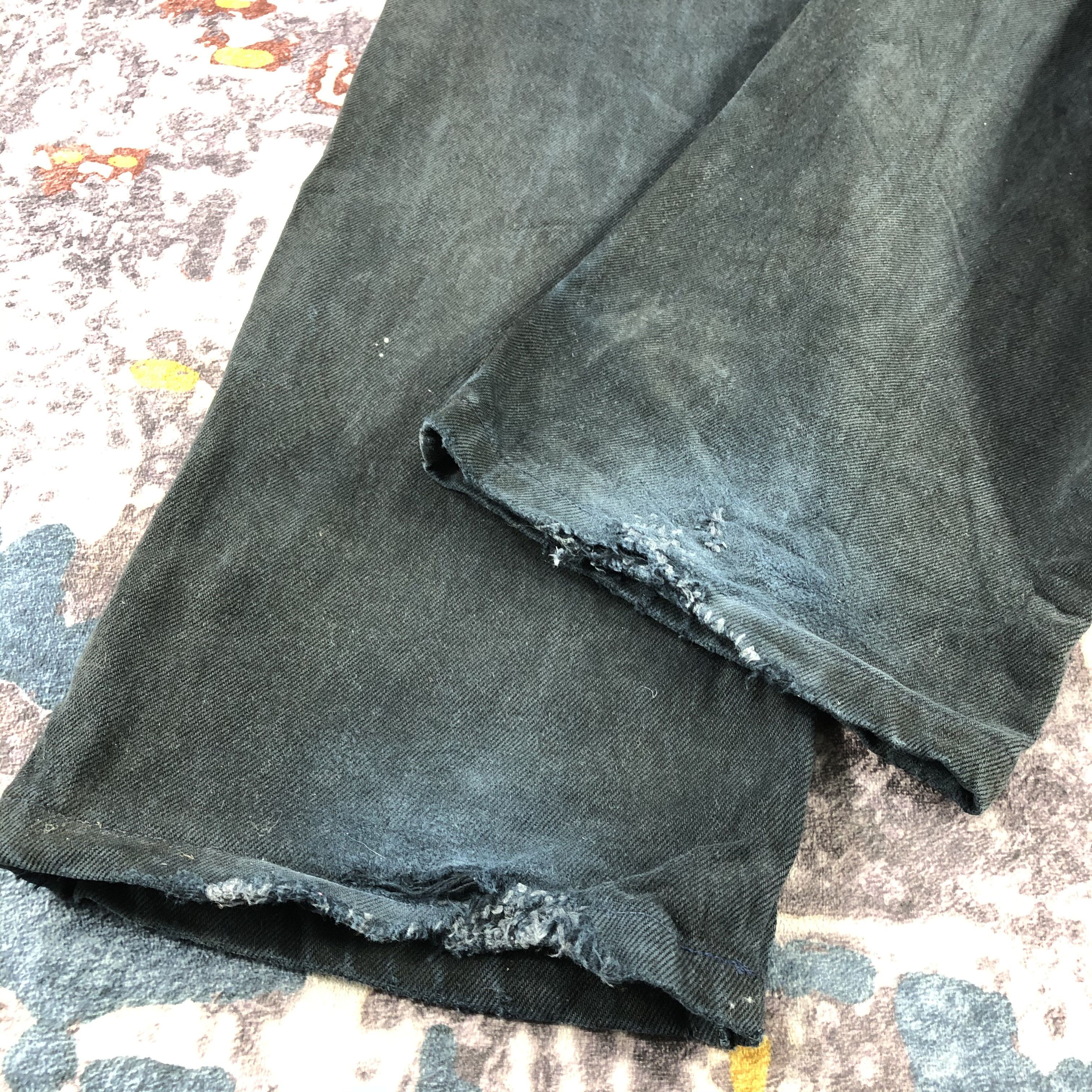 Levi's 90s Vintage Faded Black Levis 501 Jeans-JM2936 Size US 35 - 4 Thumbnail