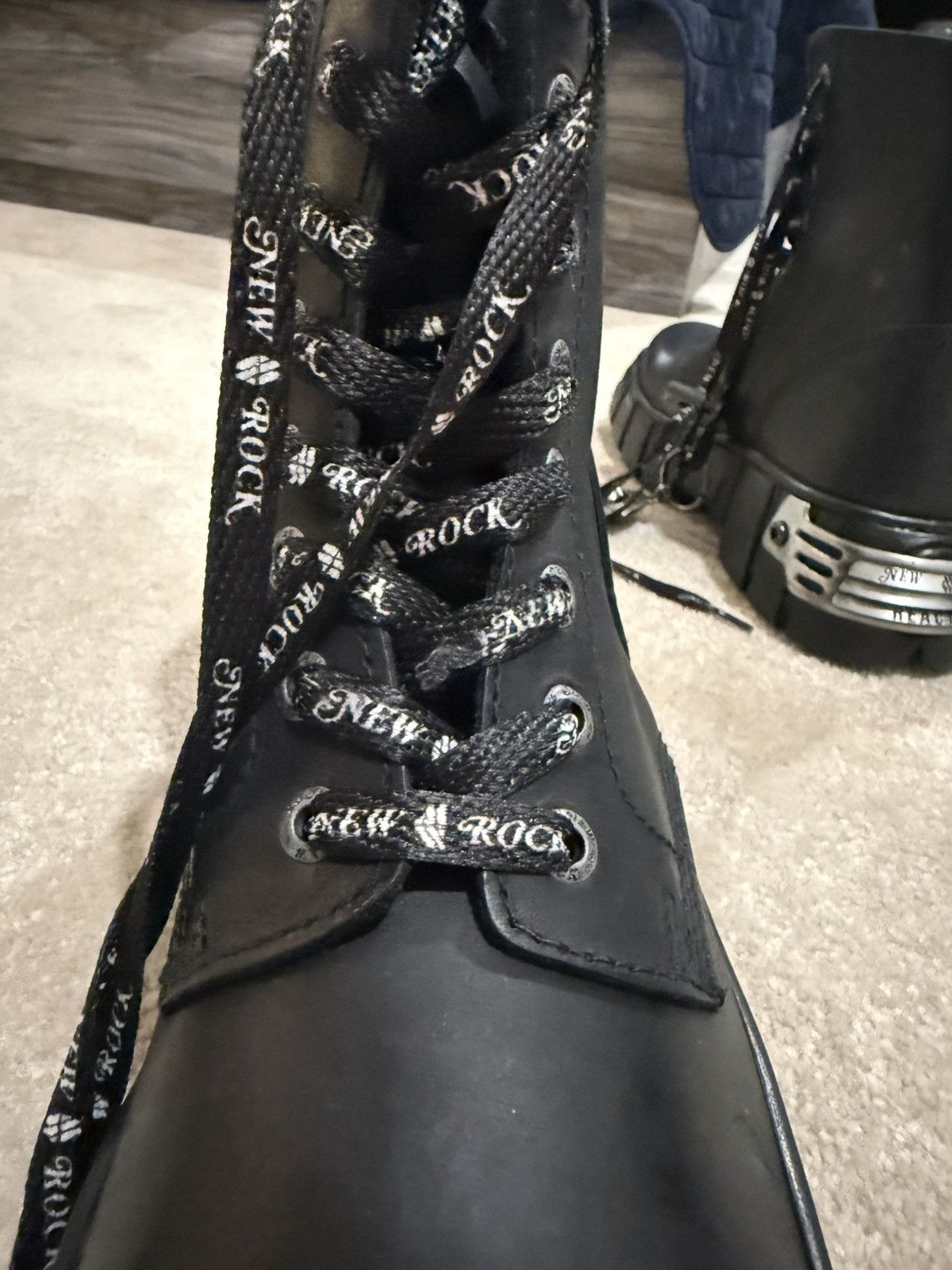 New Rock New Rock Black Boots Size US 9 / EU 42 - 4 Thumbnail