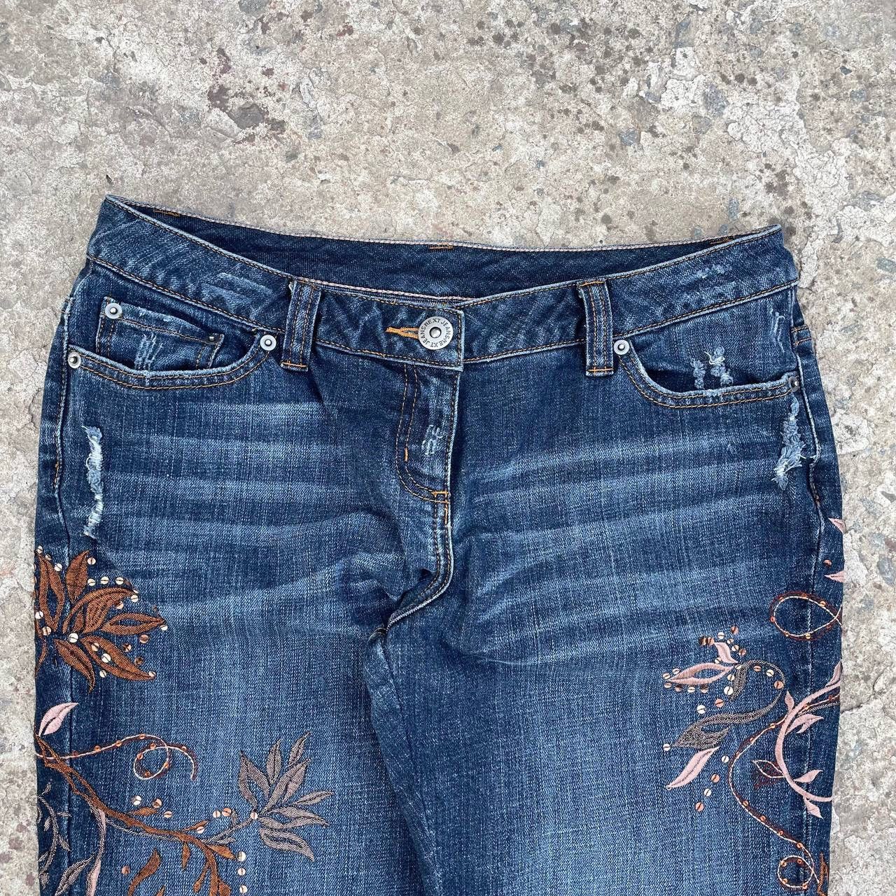 NEXT Vintage Japanese Style Next Petite Baggy Y2K 00s UsA Jeans Size 32" / US 10 / IT 46 - 7 Thumbnail