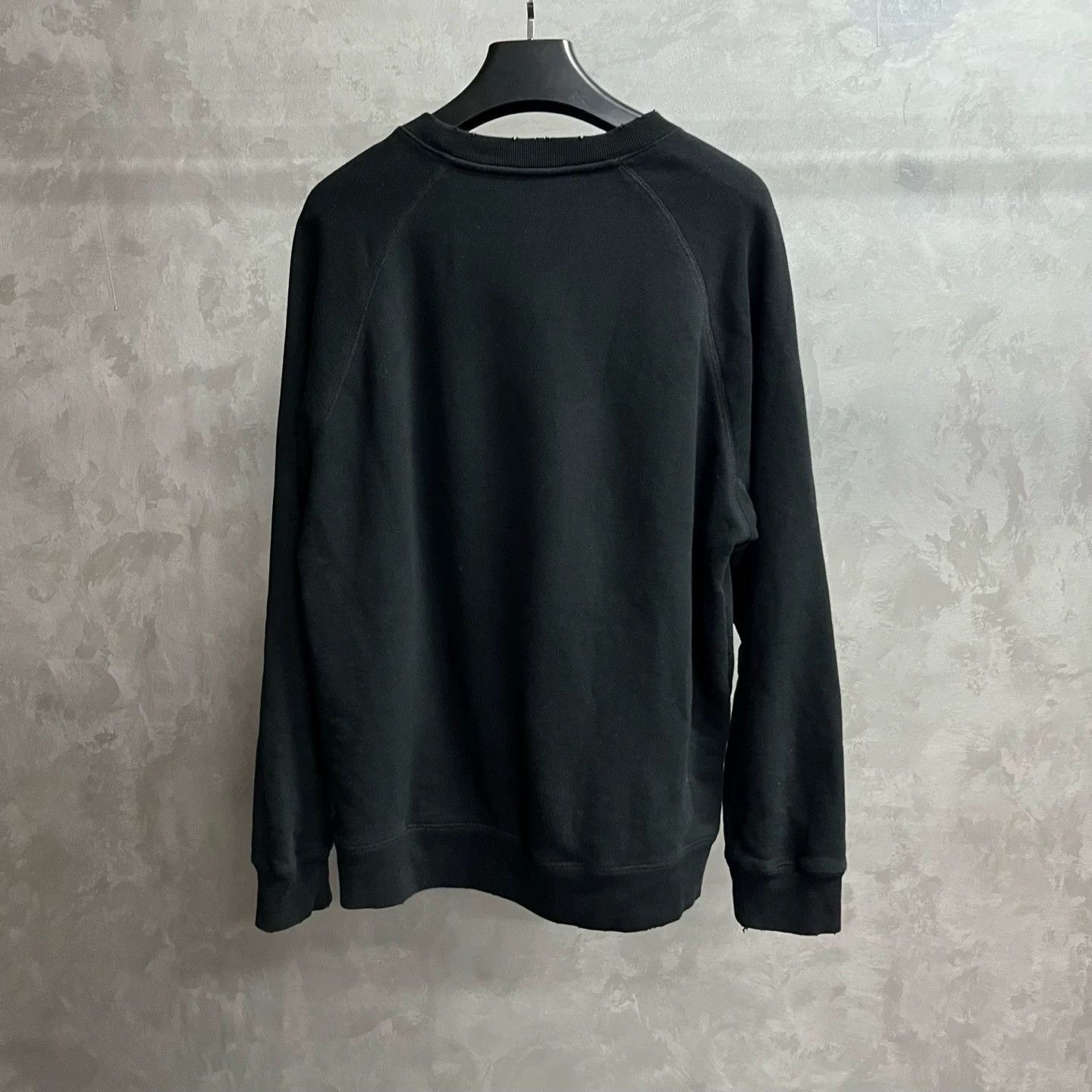 Dior Dior Black Logo Embroidered Ribbed Sweatshirt Size US L / EU 52-54 / 3 - 5 Thumbnail