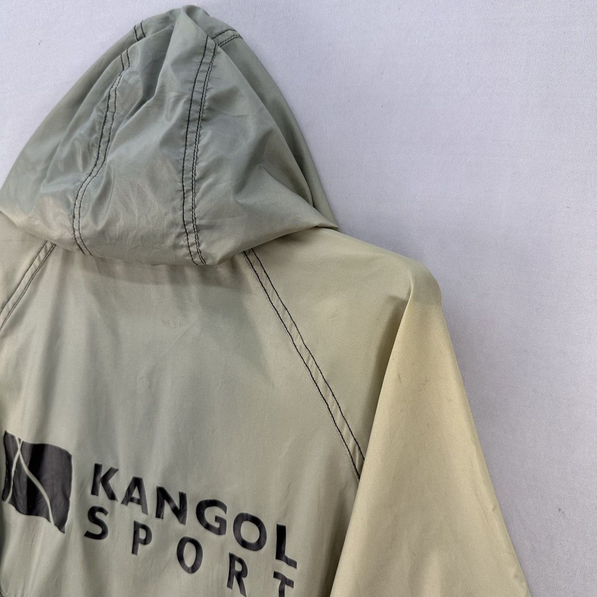 Kangol Vintage Kangol Sport Big Logo Nylon Jacket Hoodie Size M / US 6-8 / IT 42-44 - 5 Thumbnail