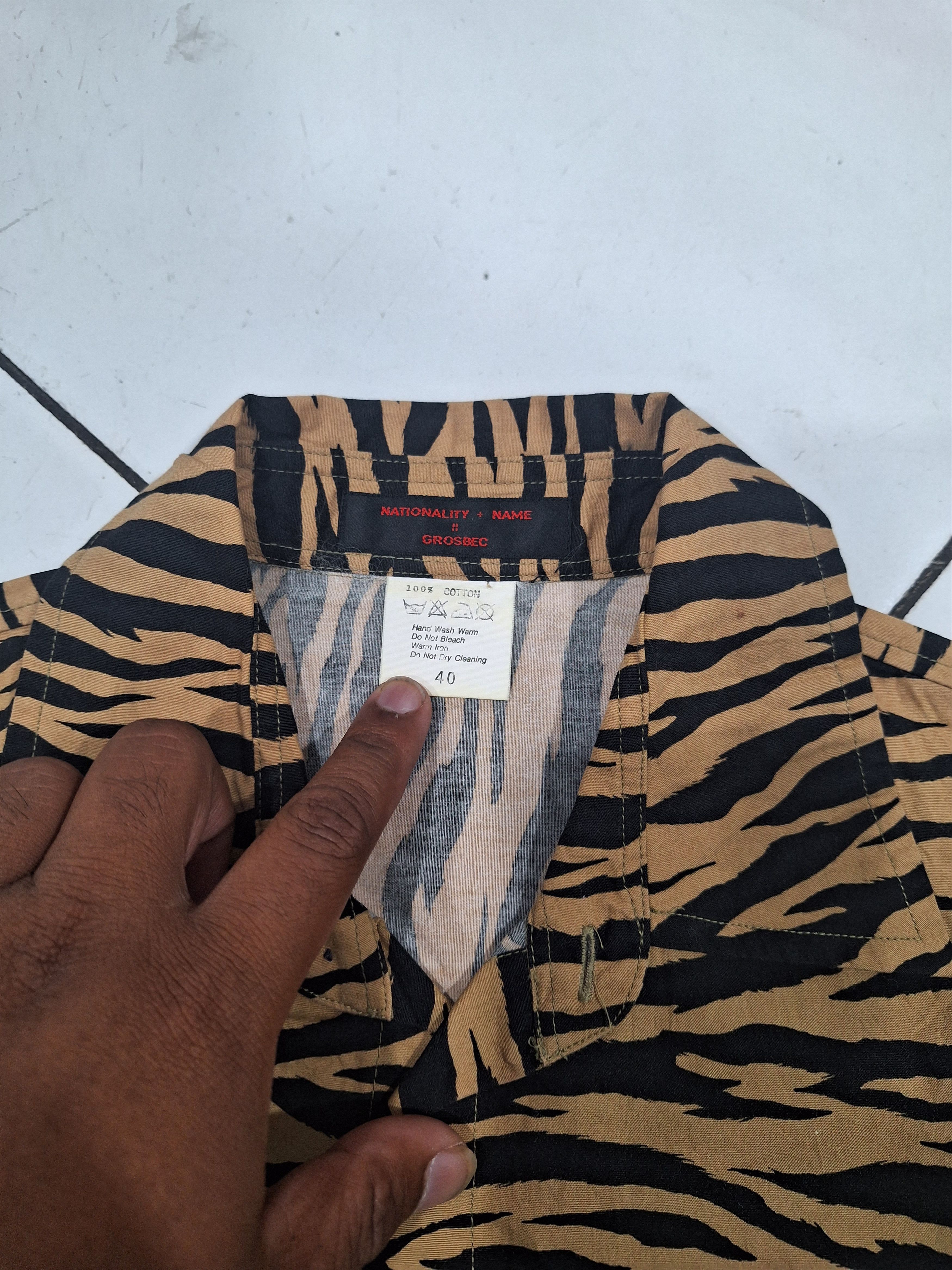 Japanese Brand Nationality Name Grosbec Camouflage Single Pocket Size US L / EU 52-54 / 3 - 4 Thumbnail